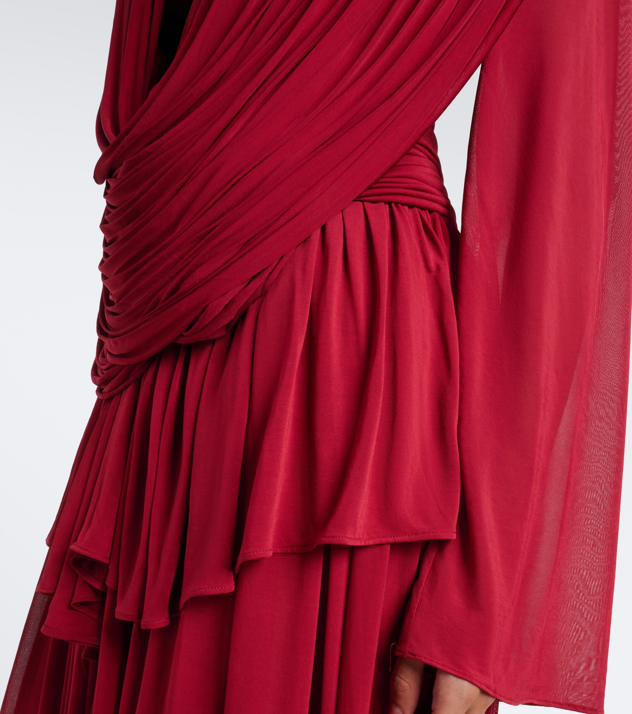Christopher Esber Christopher Esber Ripple draped jersey top