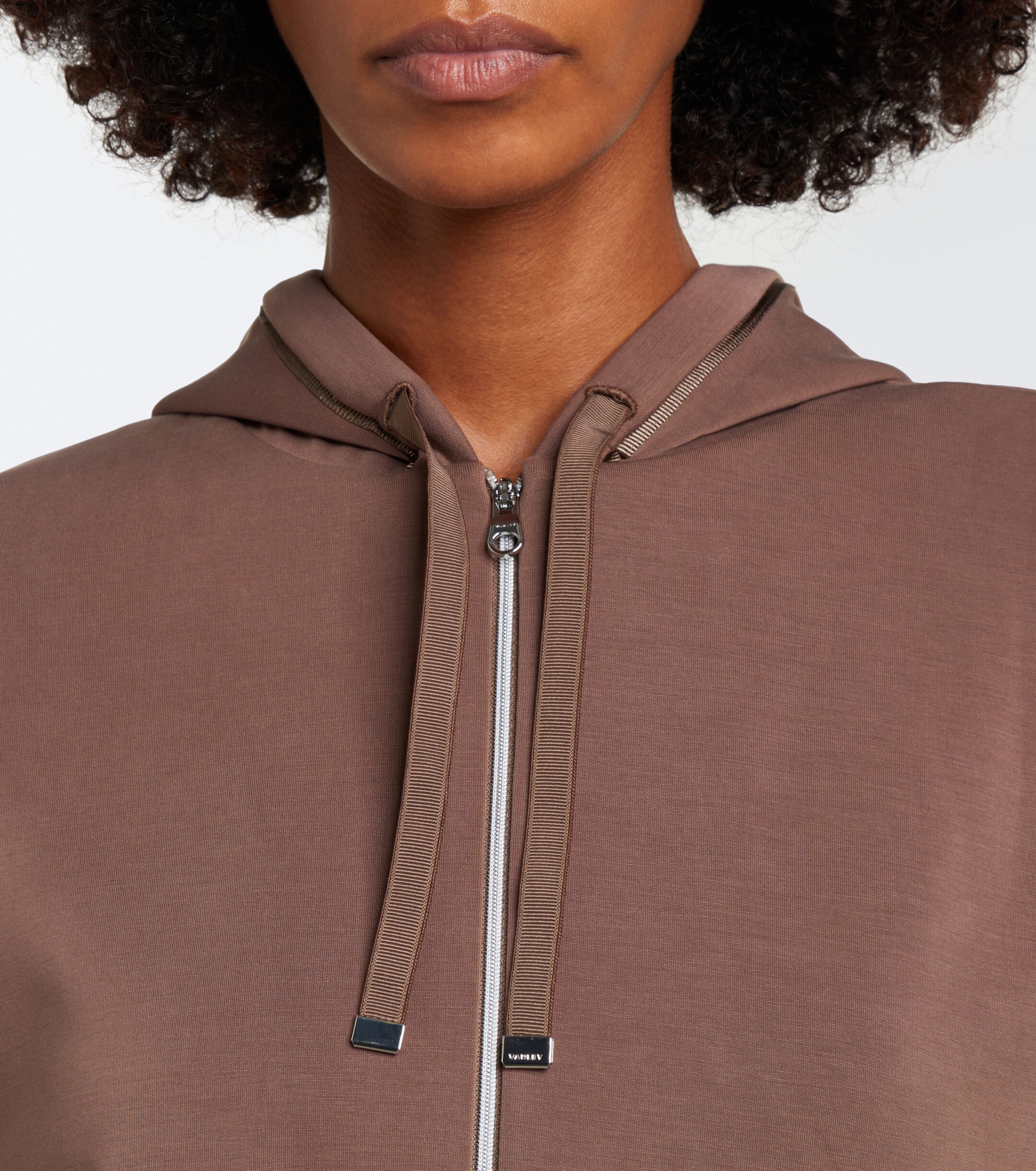 Varley Varley Jorgie jersey zip-up hoodie