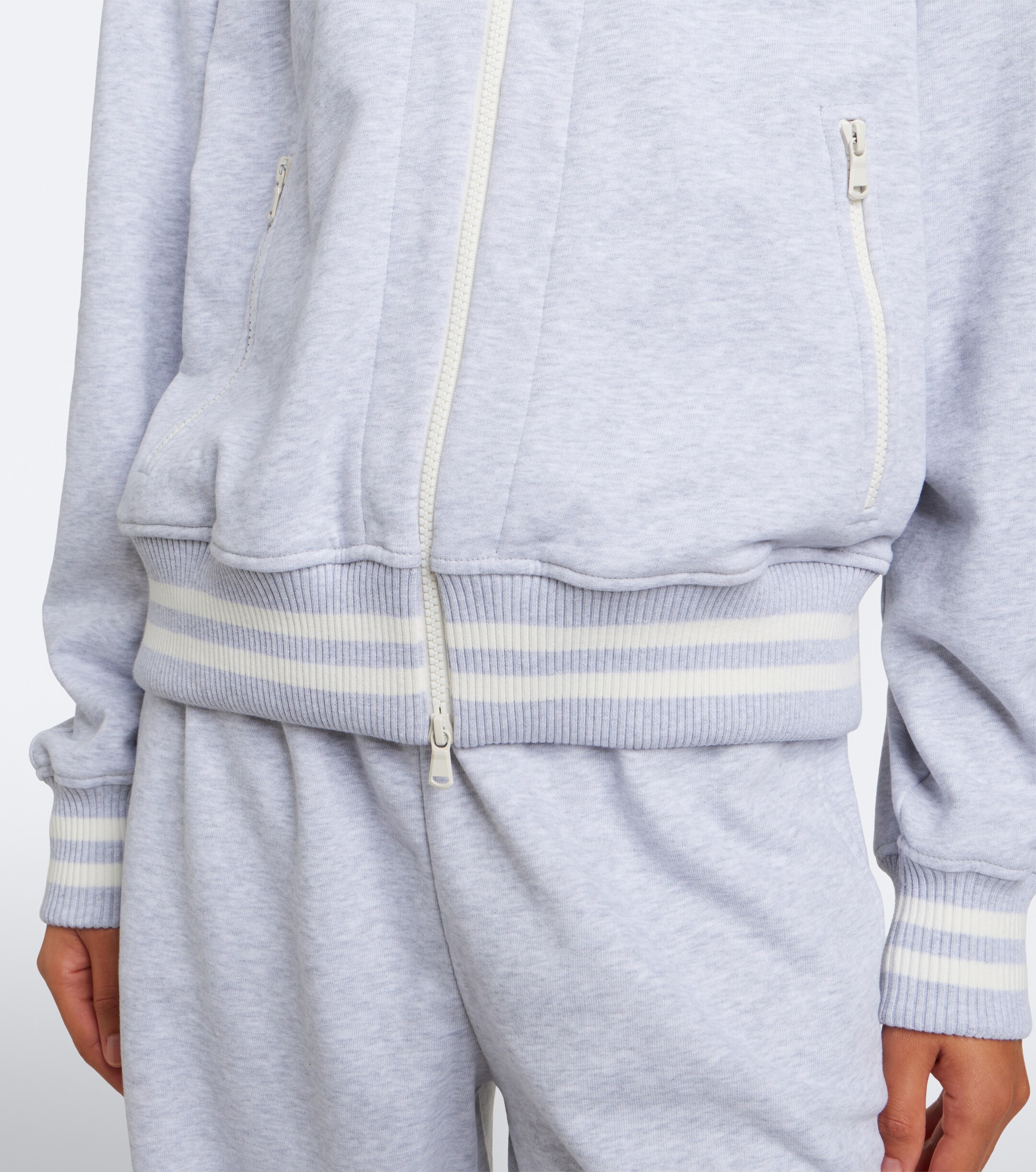 Brunello Cucinelli Brunello Cucinelli Cotton jersey zip-up hoodie