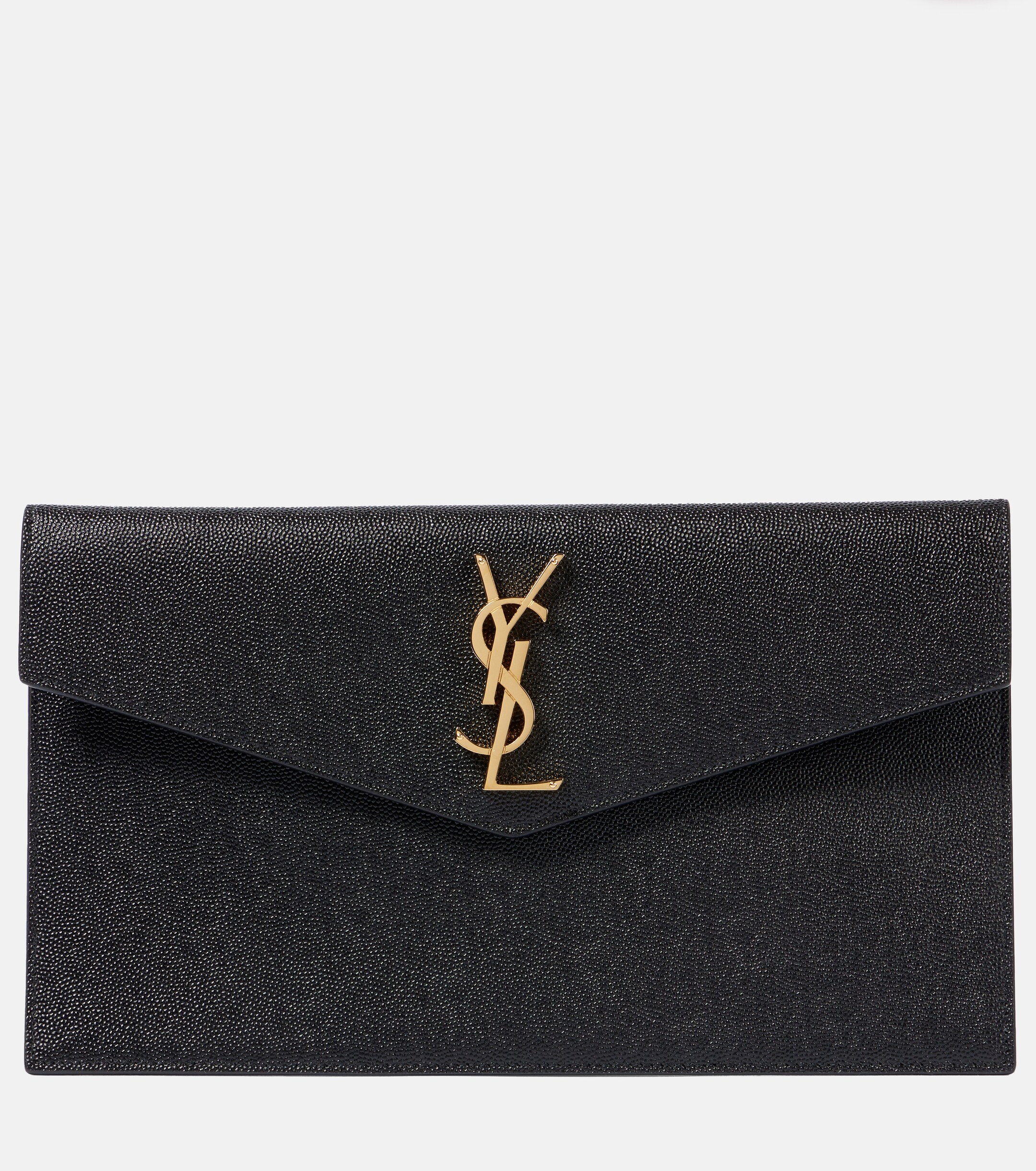 Saint Laurent Uptown leather clutch
