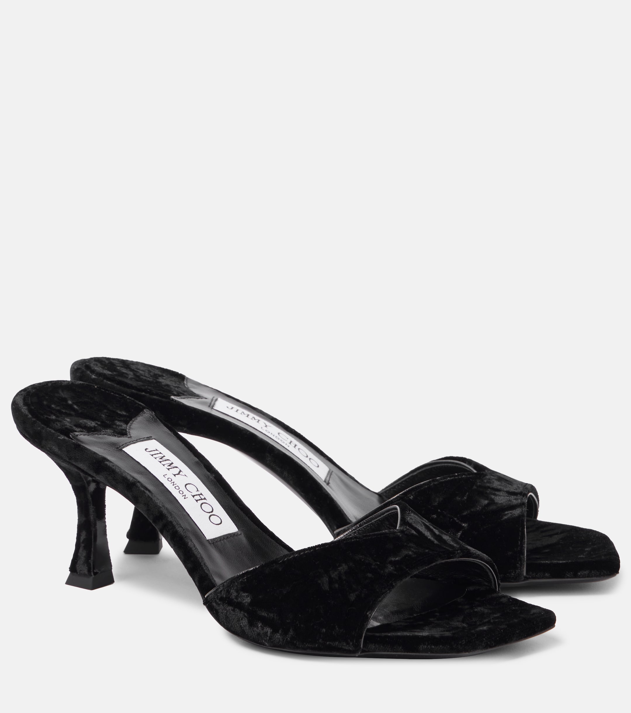 JIMMY CHOO Skye 70 velvet mules