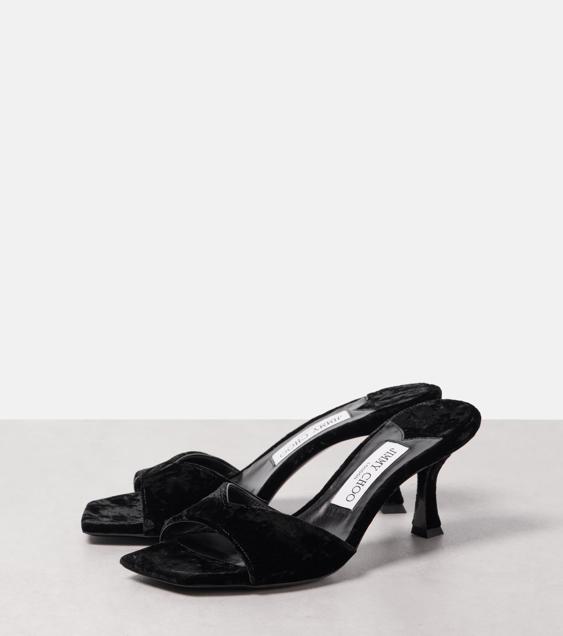 JIMMY CHOO Skye 70 velvet mules