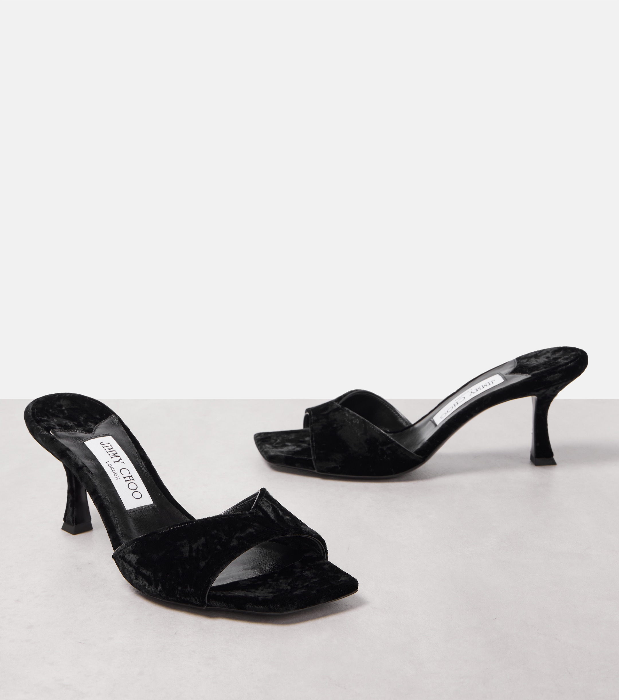 JIMMY CHOO Skye 70 velvet mules
