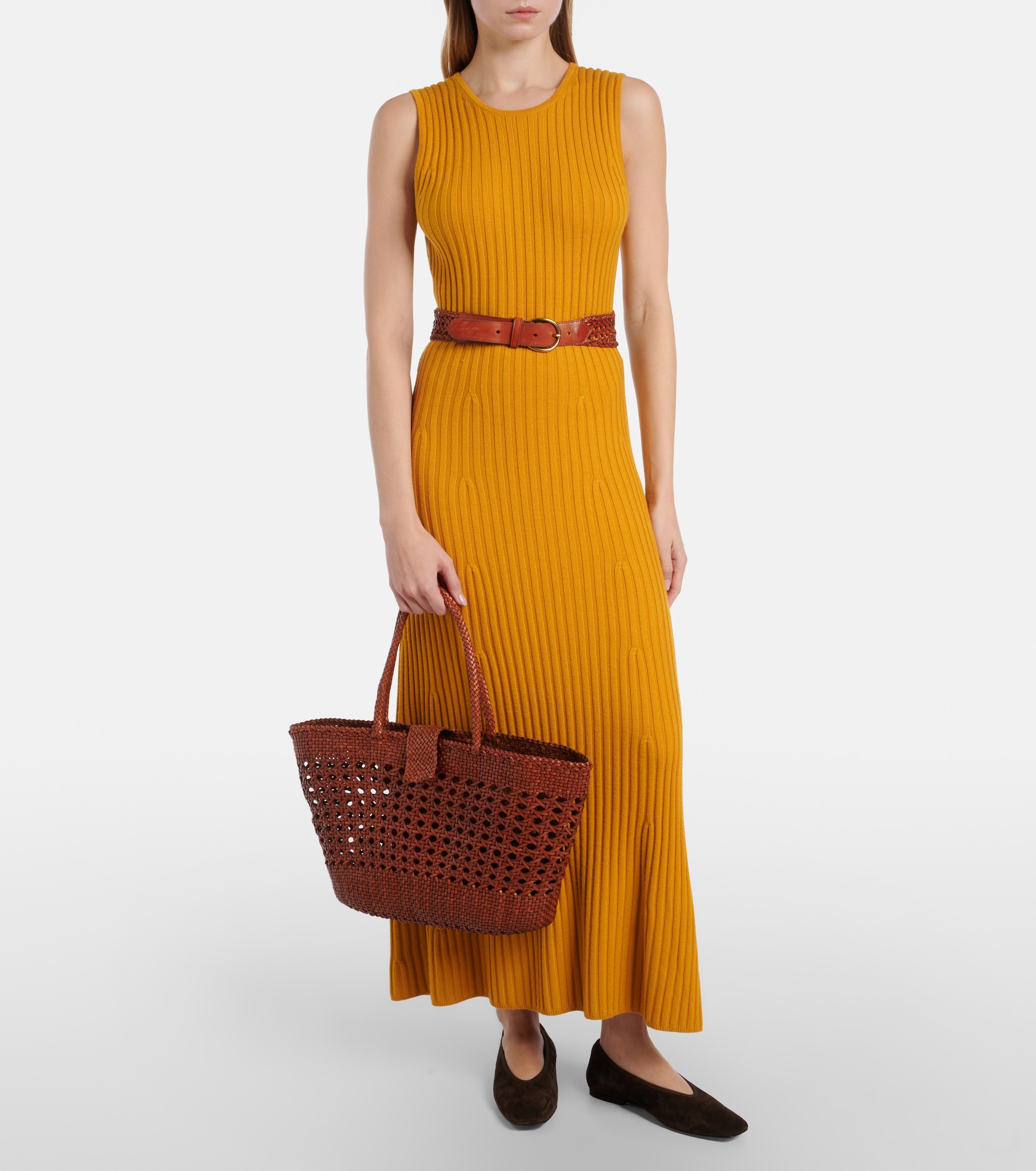 RIXO x Dragon Diffusion Lucine leather tote bag