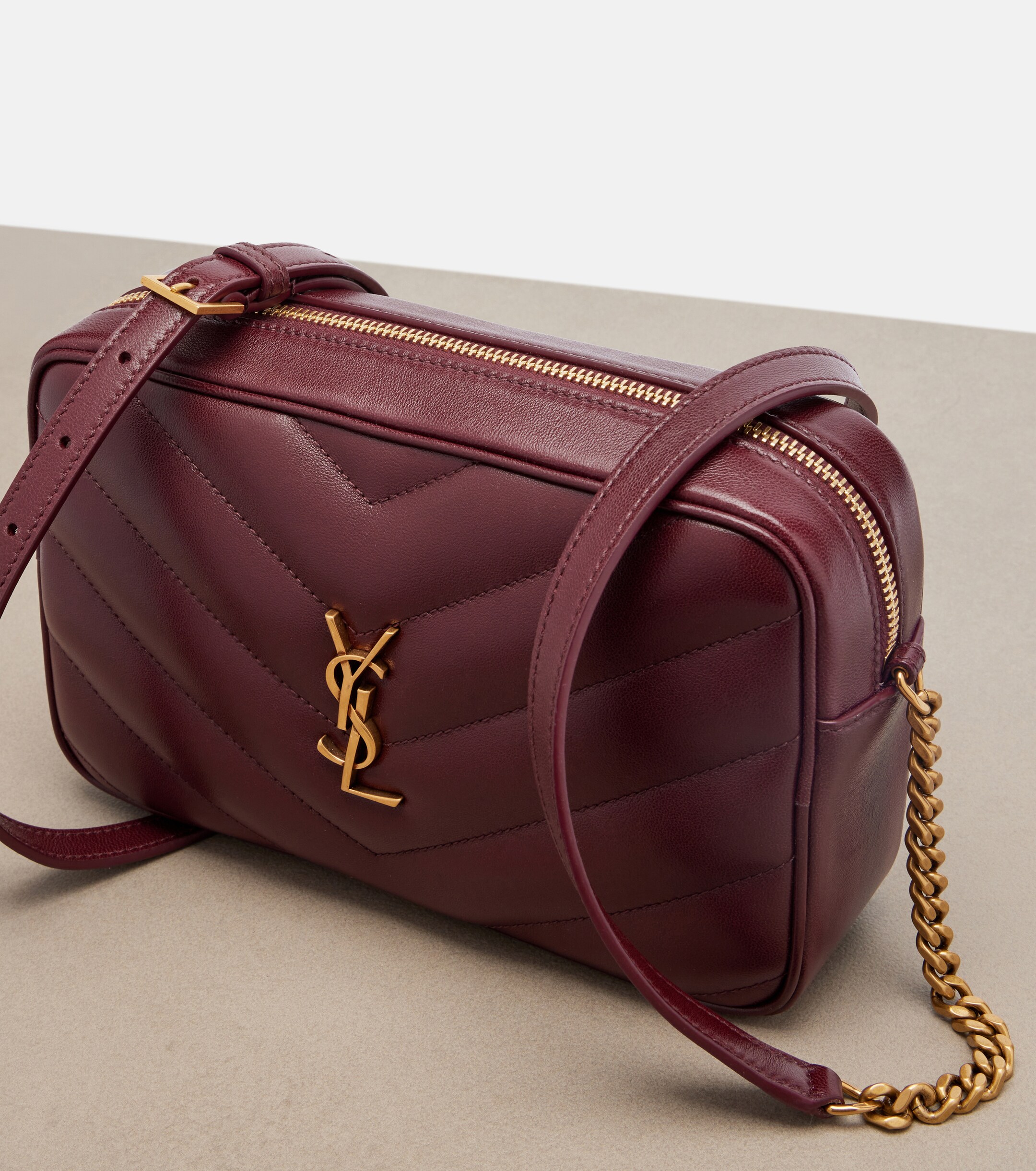 Saint Laurent Loulou leather camera bag