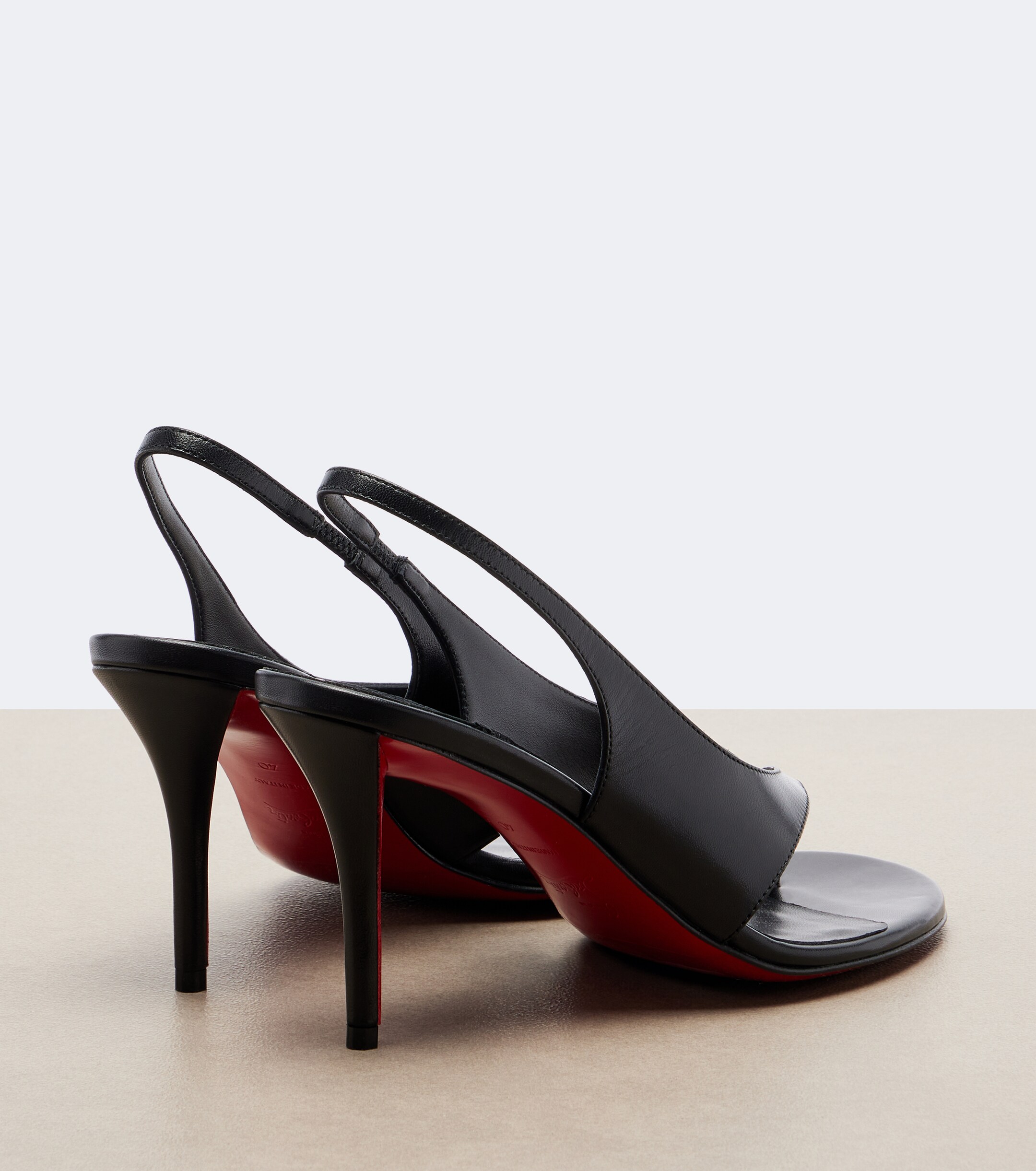 CHRISTIAN LOUBOUTIN Christian Louboutin Miss Z leather thong sandals