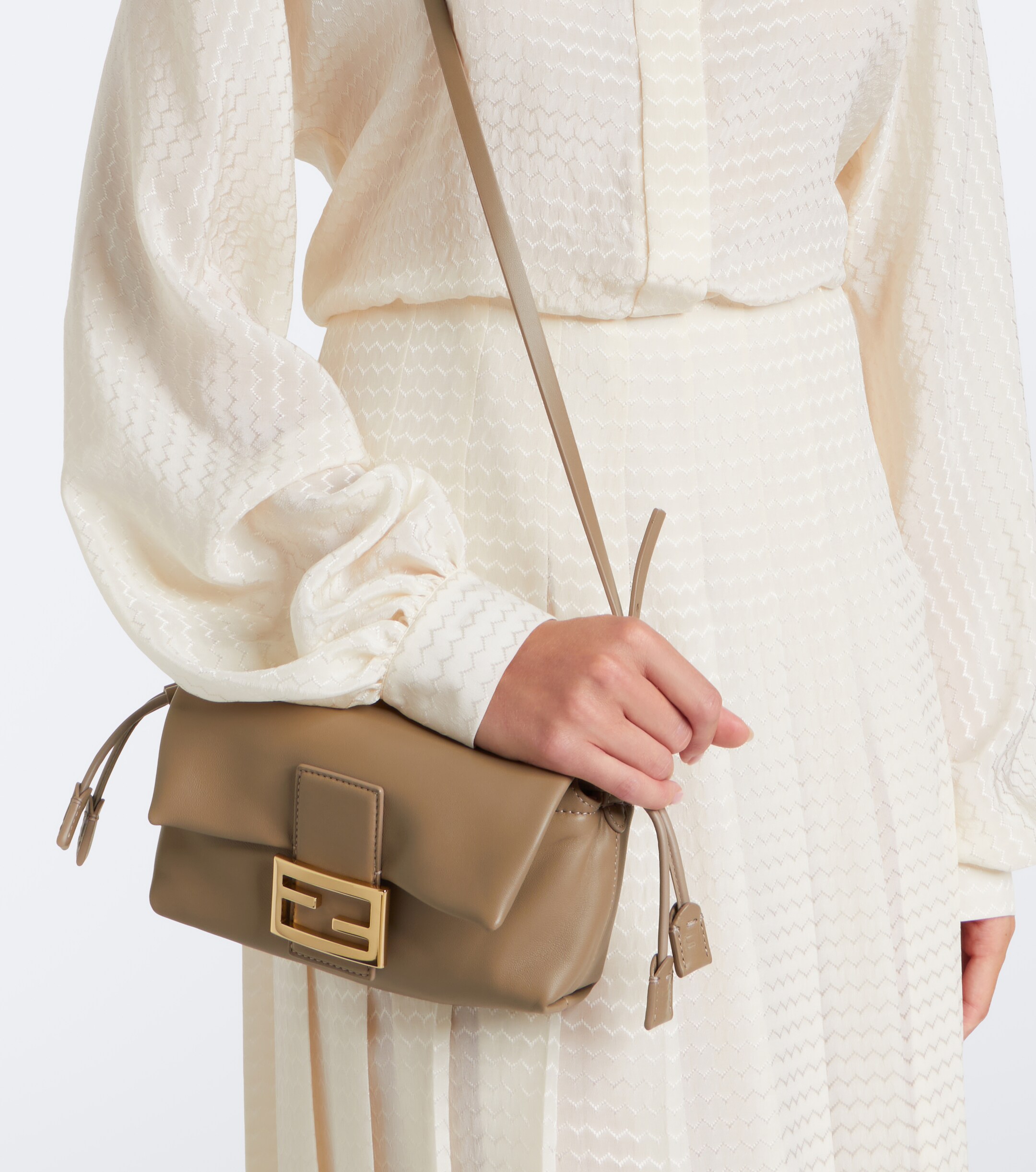 Fendi Baguette® Soft Small leather top-handle bag