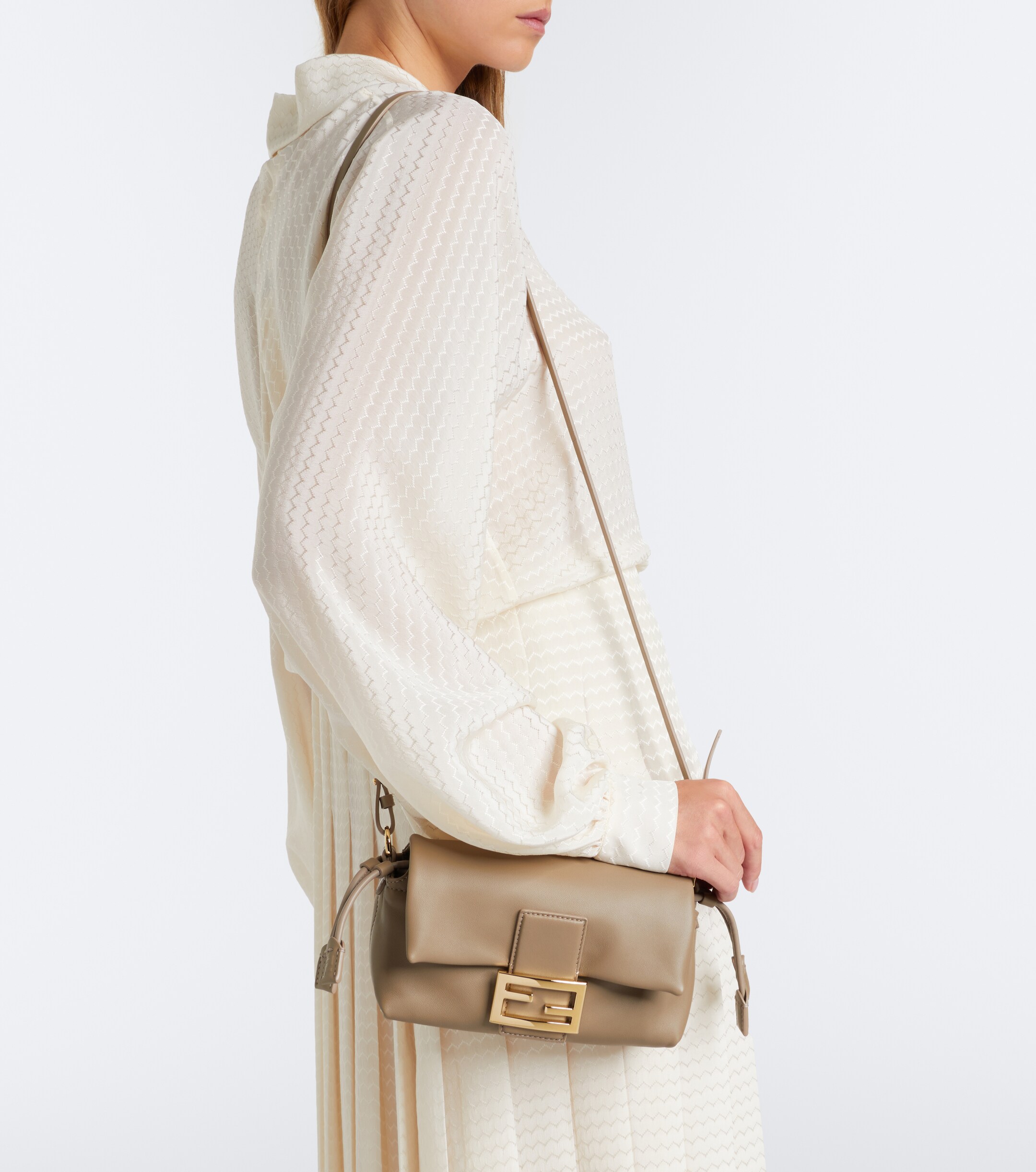 Fendi Baguette® Soft Small leather top-handle bag