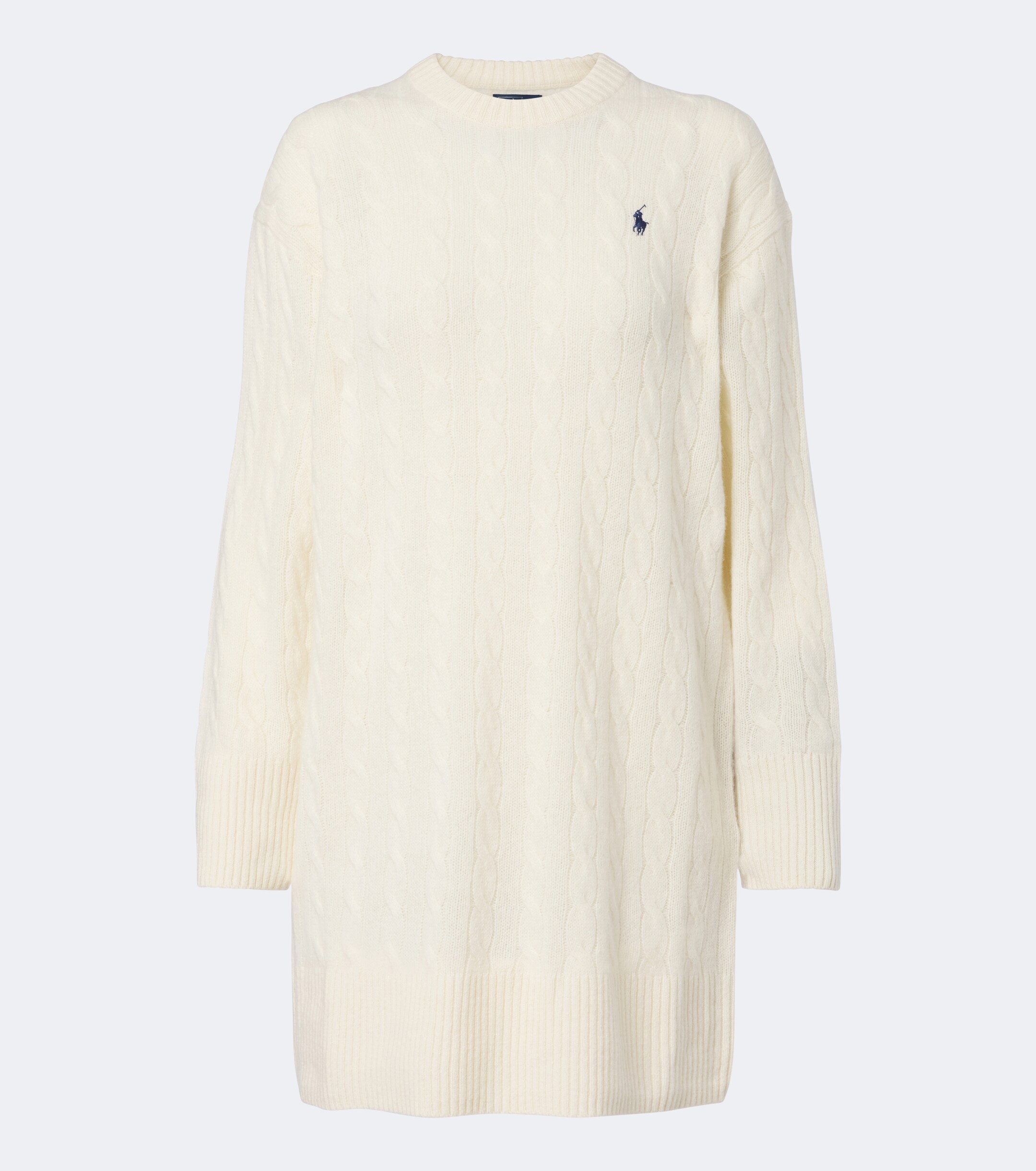 Polo Ralph Lauren Polo Ralph Lauren Cable-knit wool and cashmere sweater dress