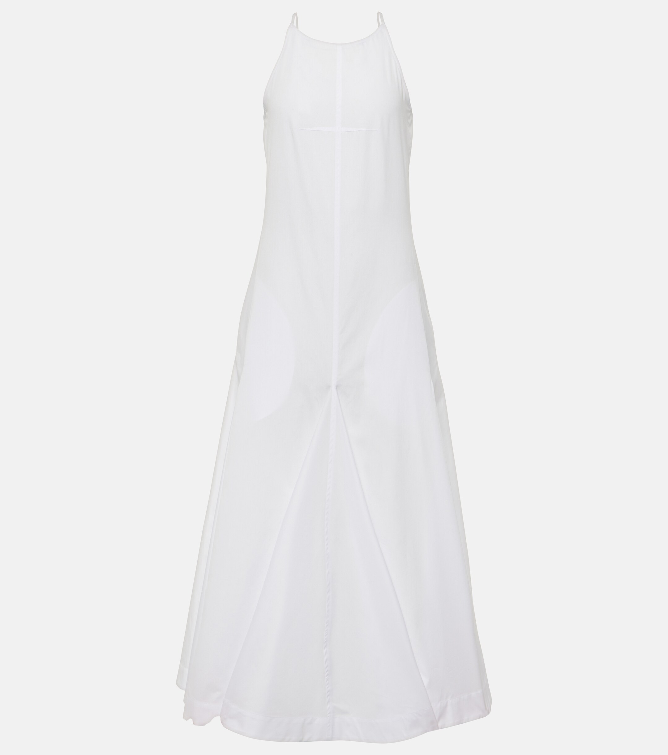 Sportmax Cactus cotton poplin midi dress