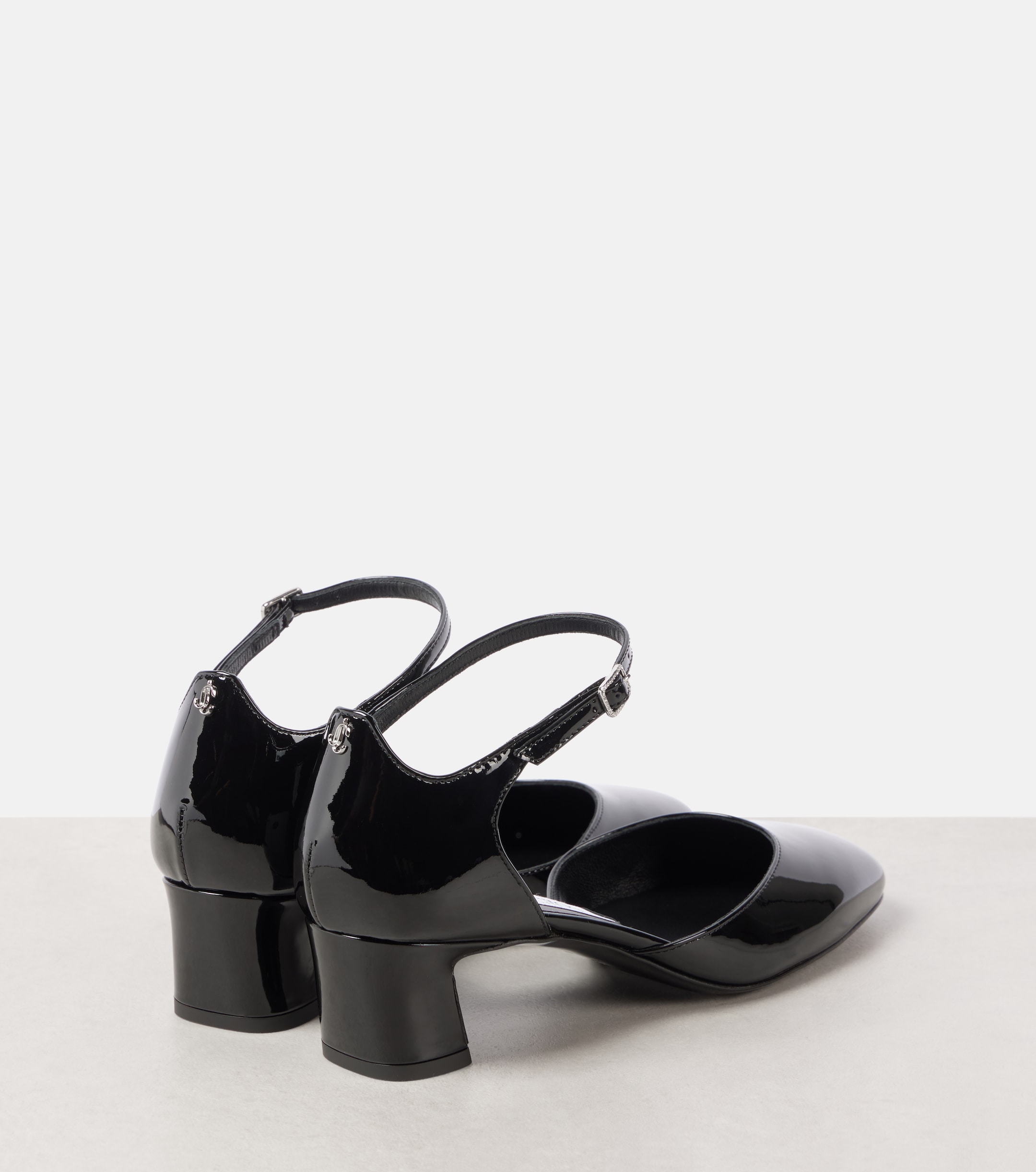 JIMMY CHOO - Pixie 45 patent leather Mary Jane pumps | Plush