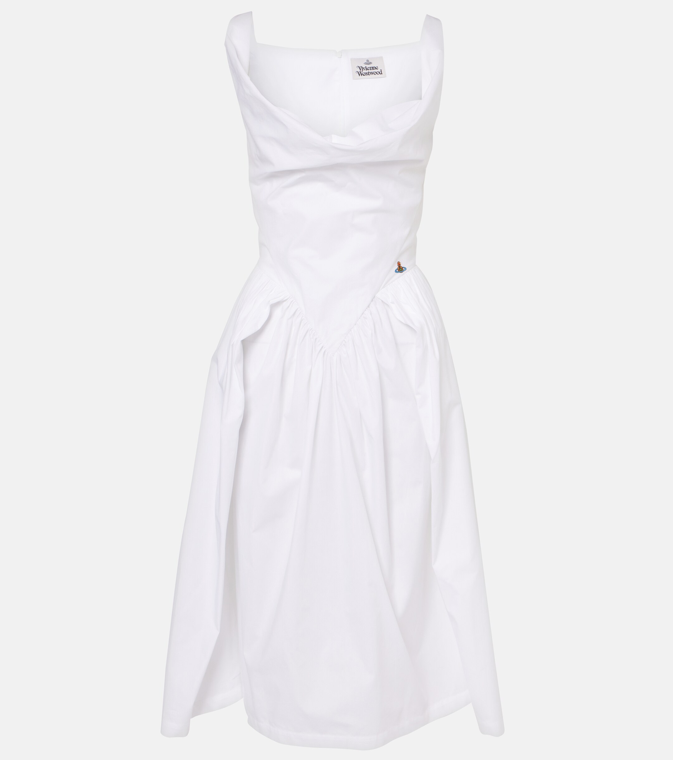 Vivienne Westwood Sunday cotton corset midi dress thumbnail