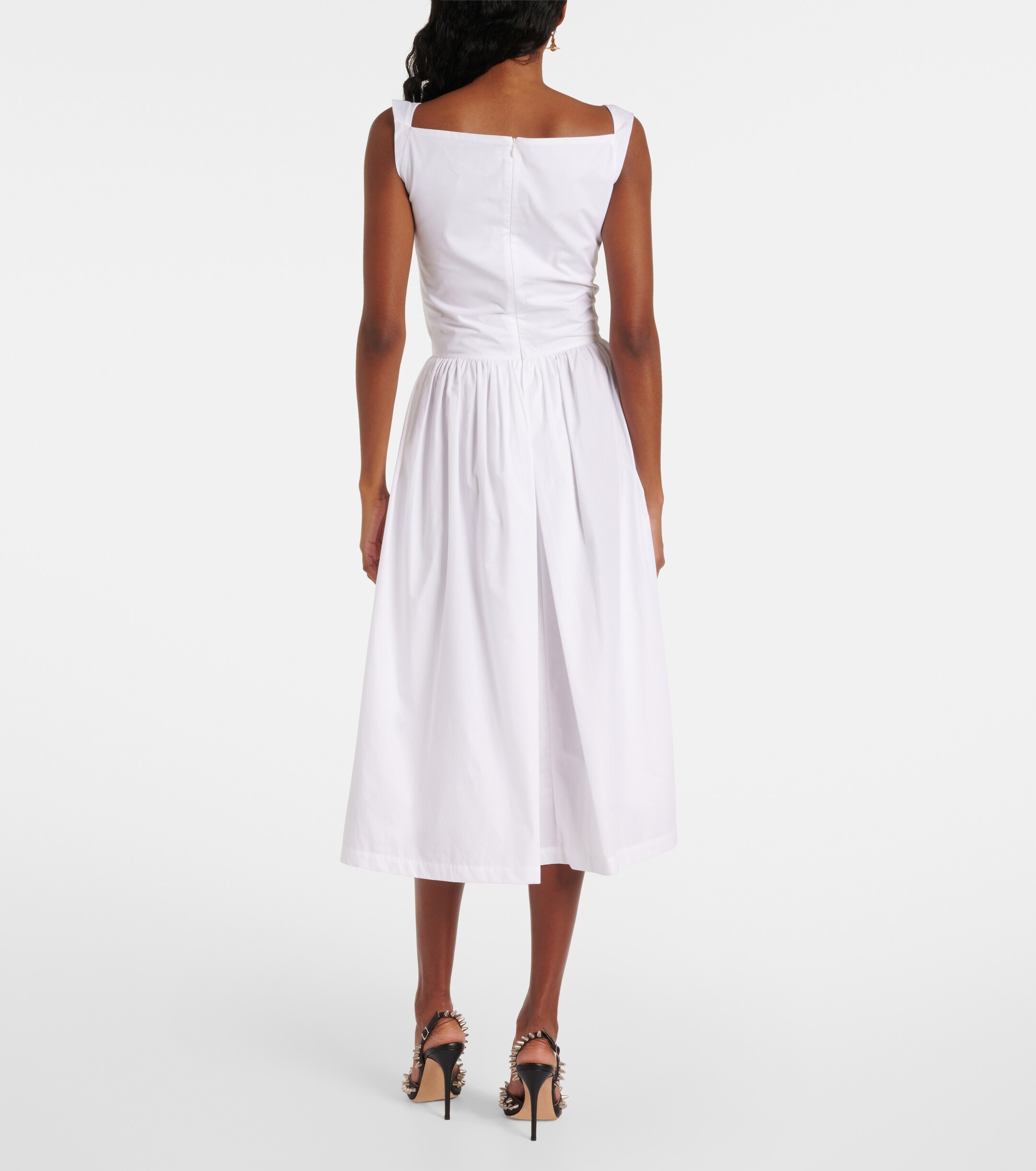 Vivienne Westwood Sunday cotton corset midi dress thumbnail