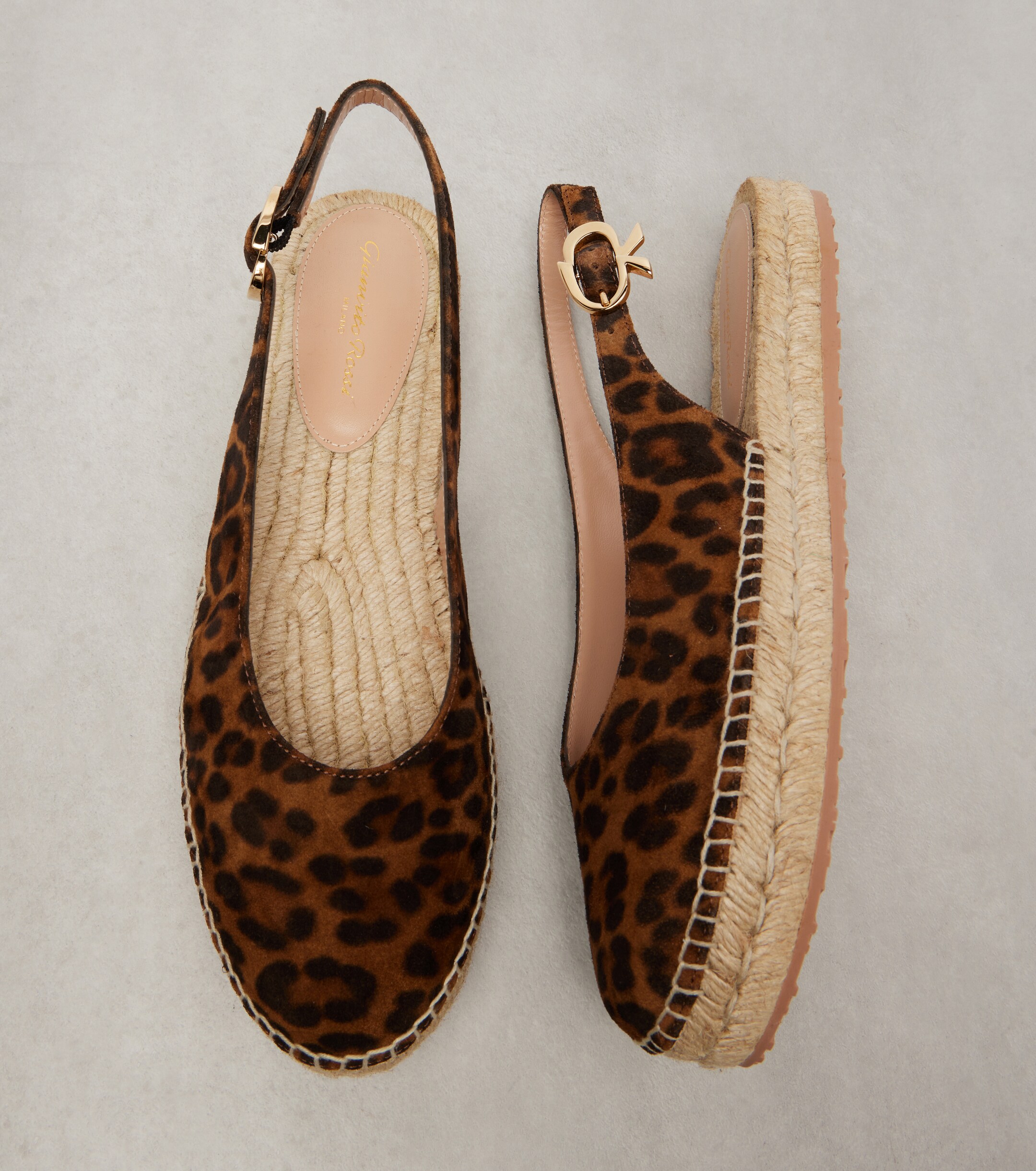 GIANVITO ROSSI Paz suede slingback espadrilles thumbnail