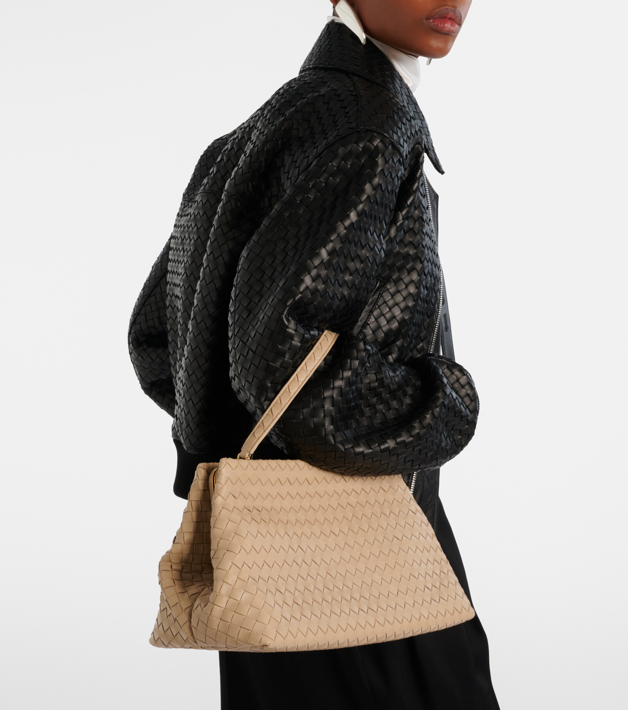 Bottega Veneta 1998 Intrecciato leather shoulder bag