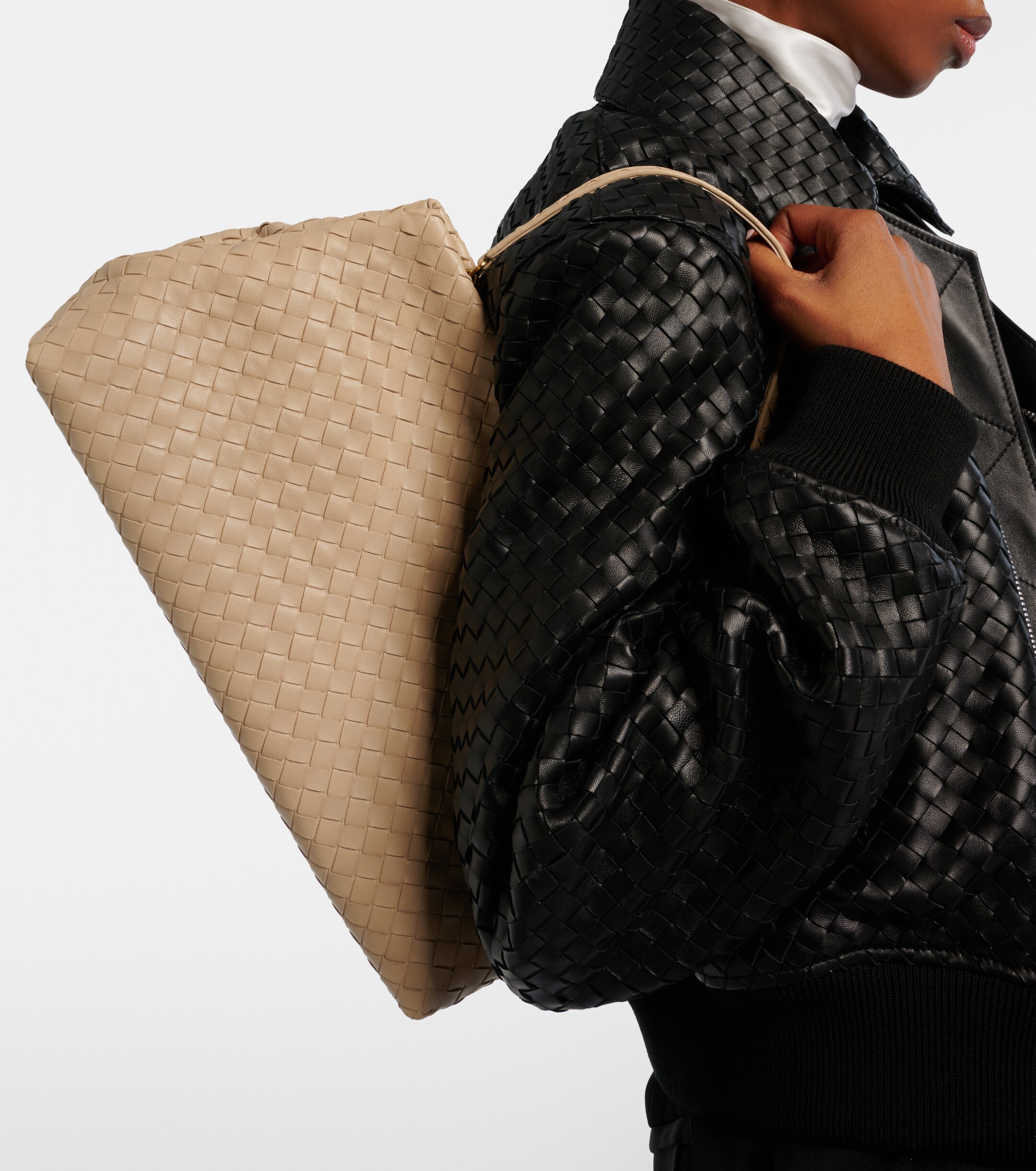 Bottega Veneta 1998 Intrecciato leather shoulder bag