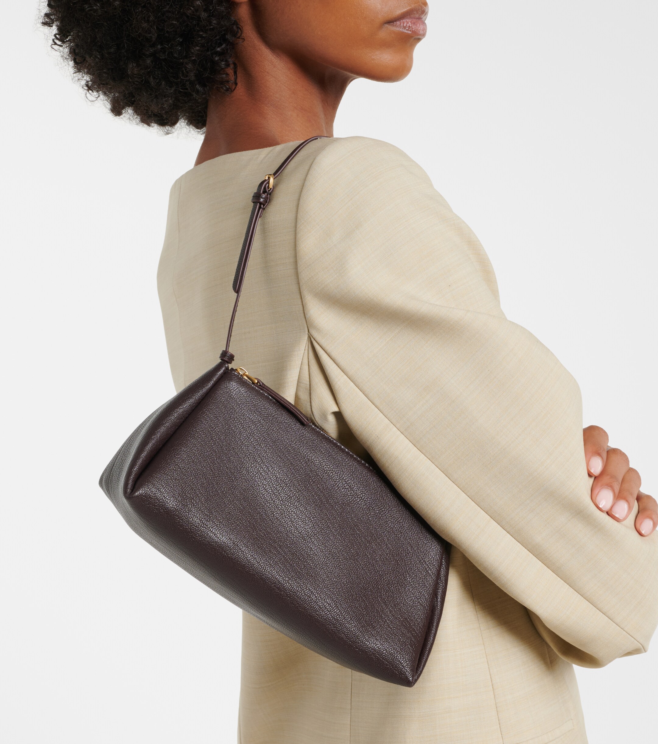 Calvin Klein Collection Aurelis Small leather shoulder bag