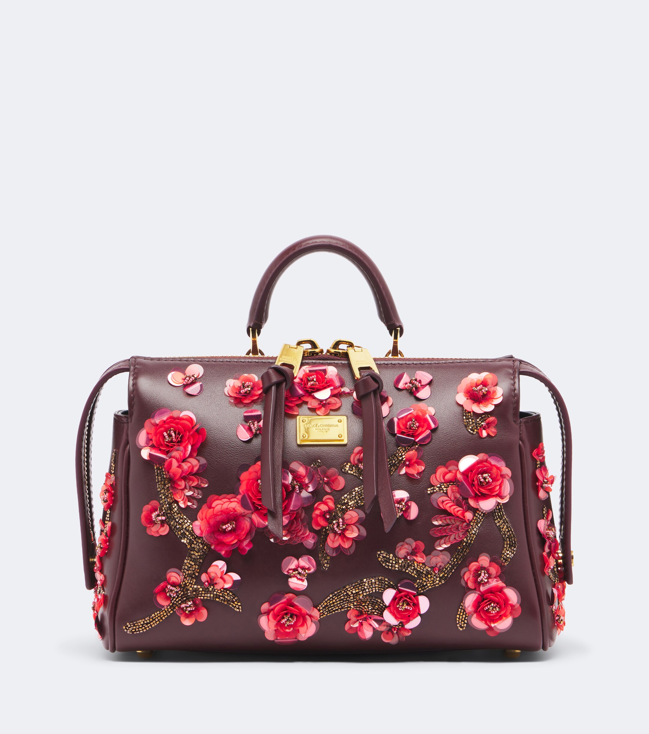 Dolce&Gabbana Dolce & Gabbana Vittoria Medium leather top-handle bag
