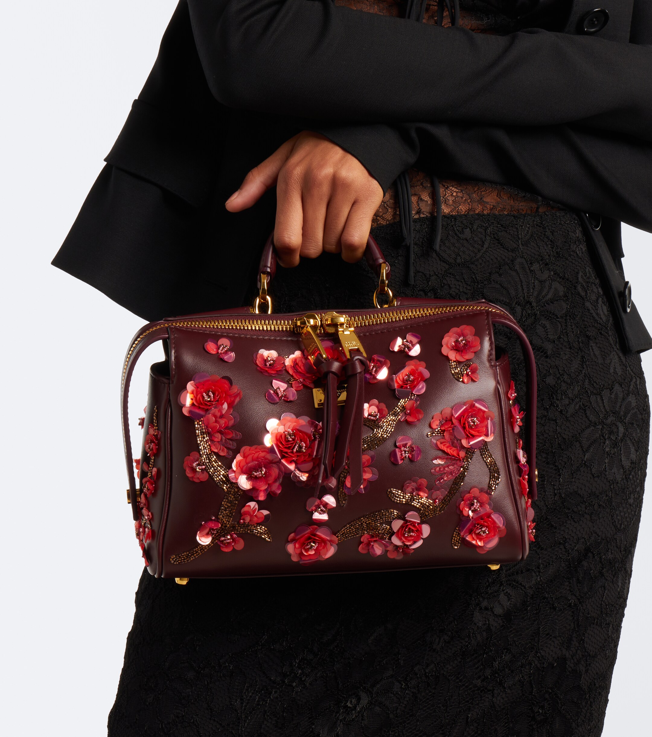 Dolce&Gabbana Dolce & Gabbana Vittoria Medium leather top-handle bag