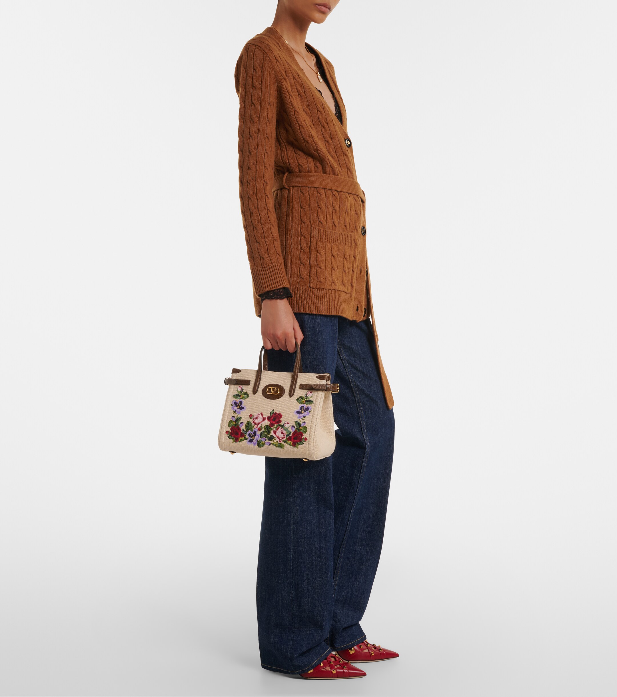 Valentino Garavani Antibes Medium canvas top-handle bag thumbnail