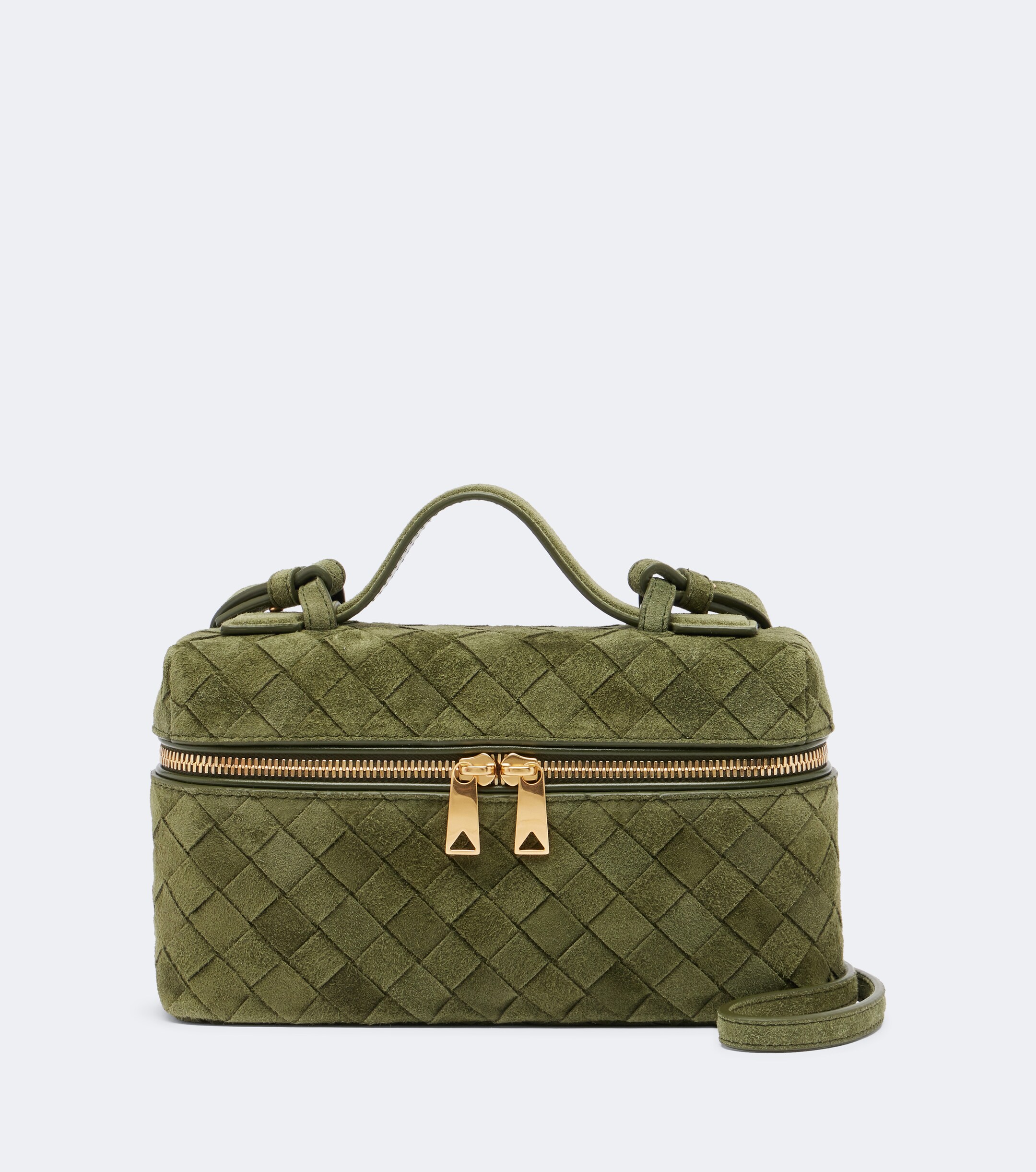 Bottega Veneta Bang Bang Intrecciato suede vanity bag