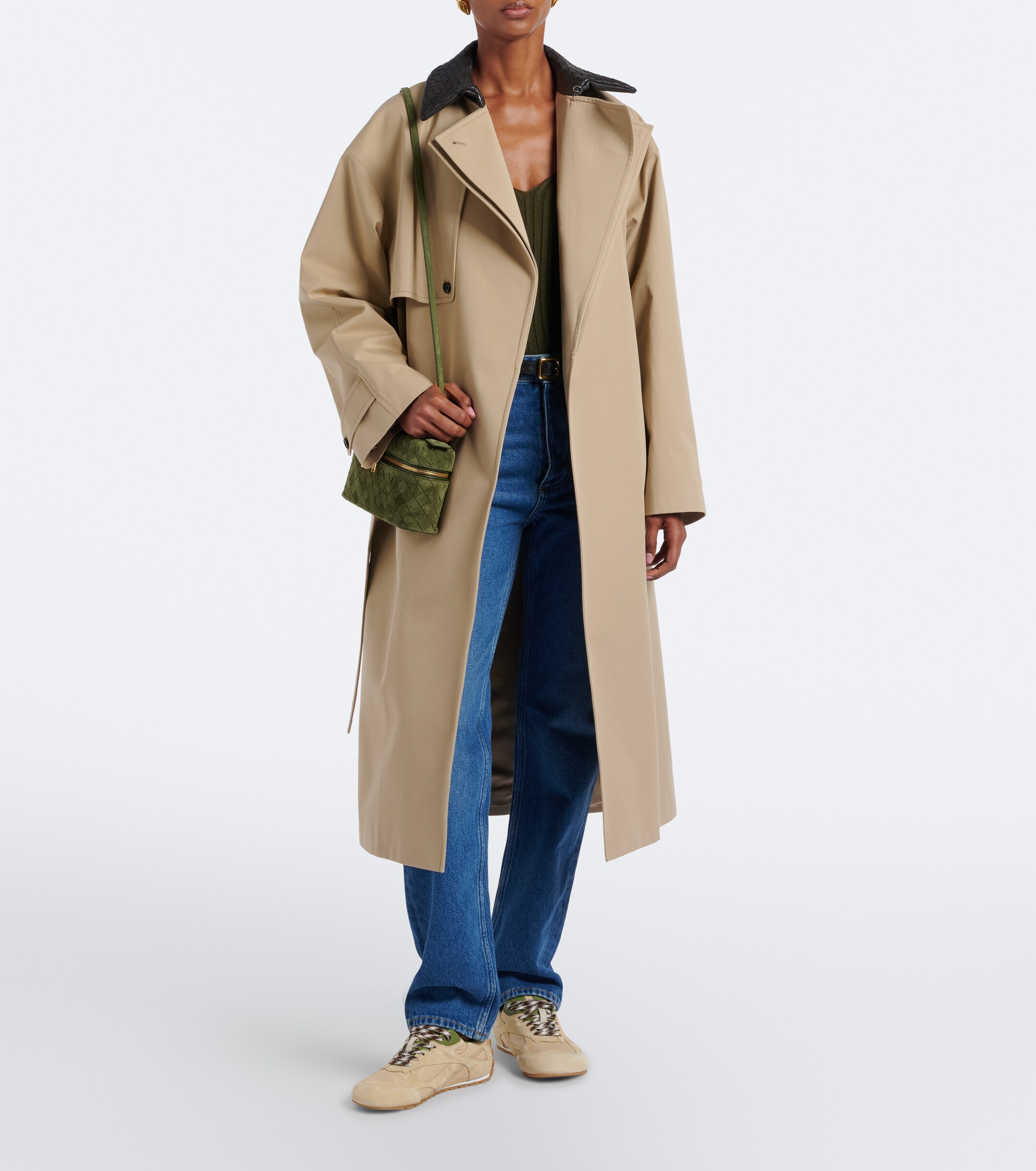 Bottega Veneta Bang Bang Intrecciato suede vanity bag