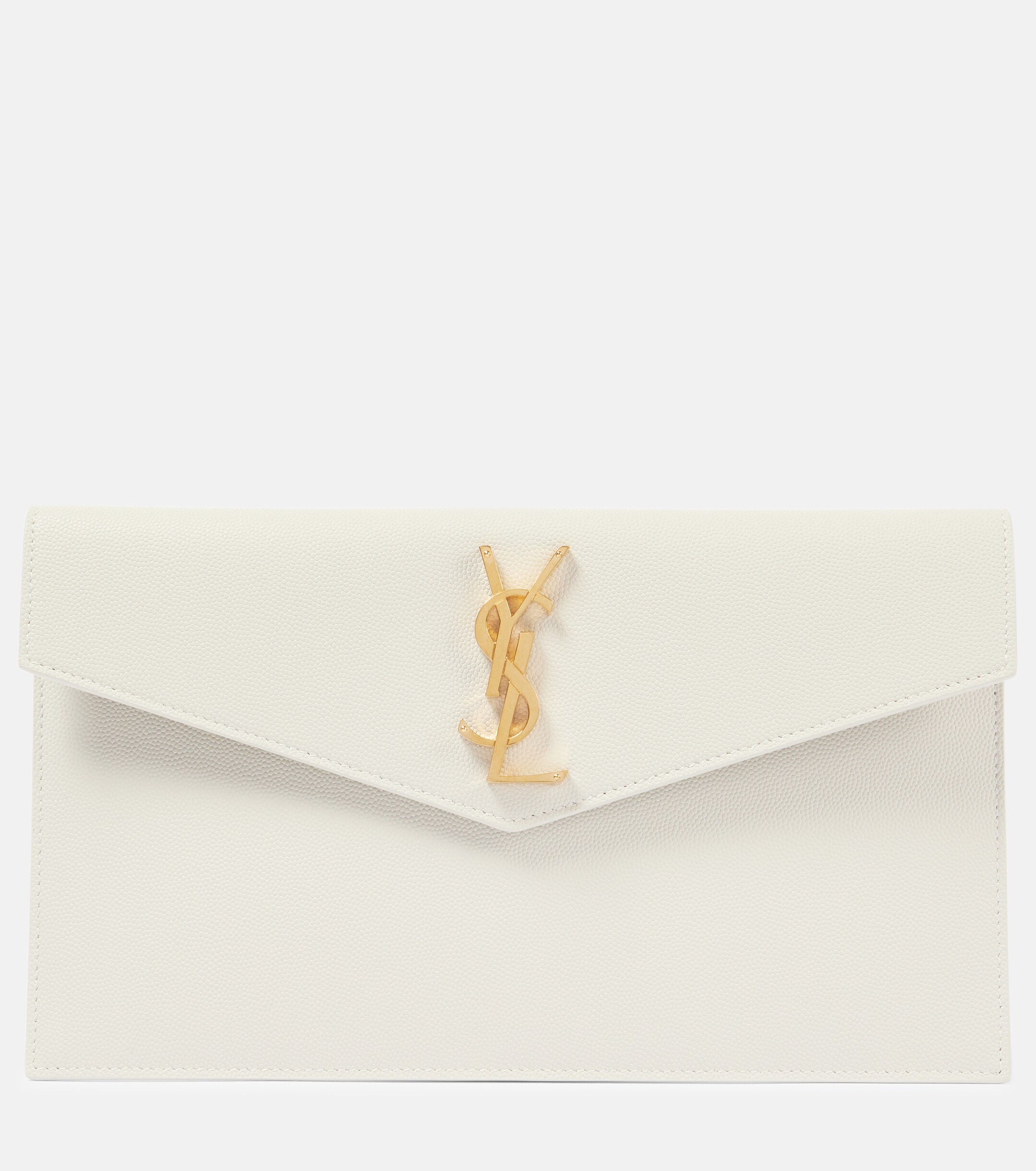 Saint Laurent Uptown leather clutch