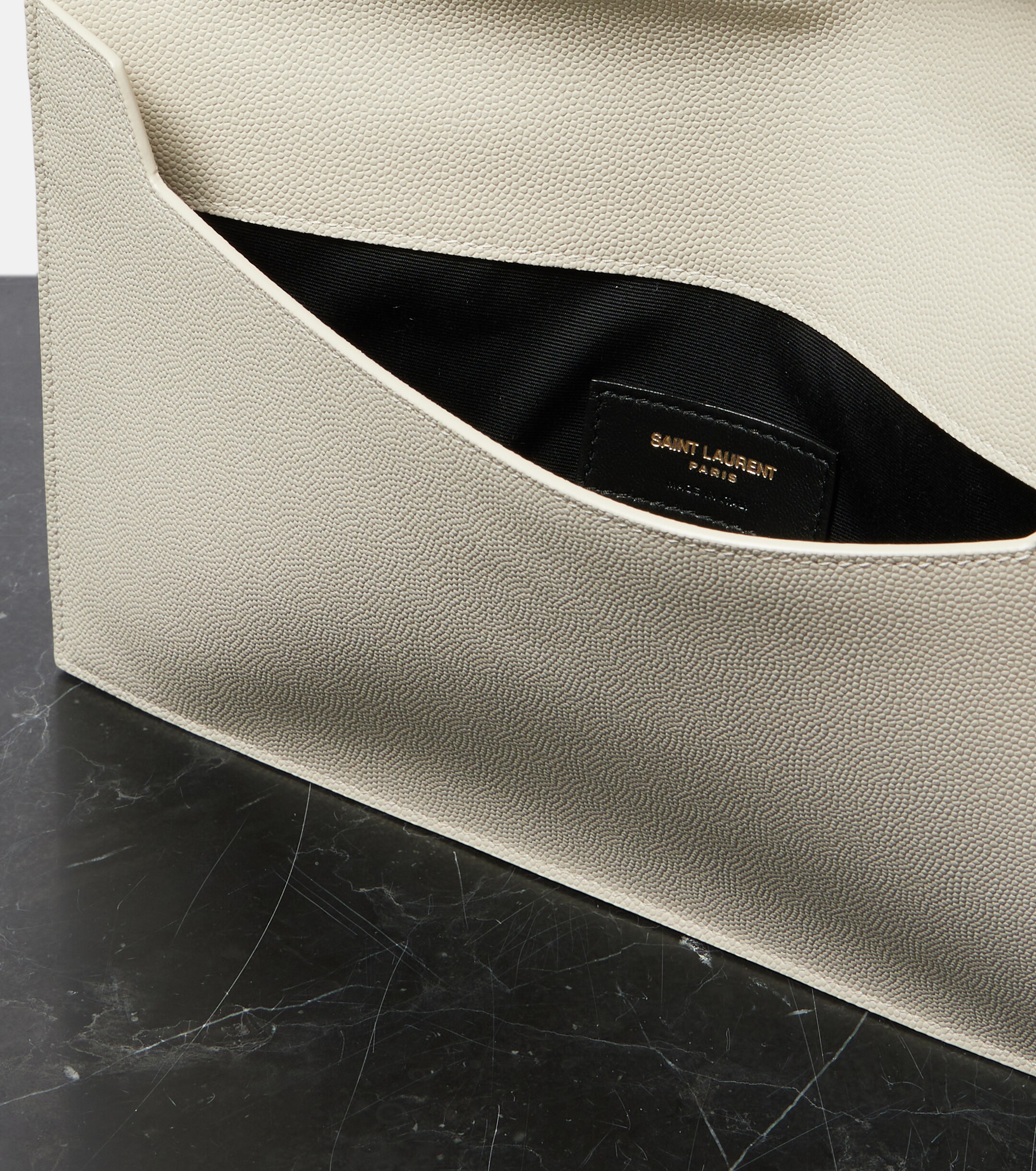 Saint Laurent Uptown leather clutch