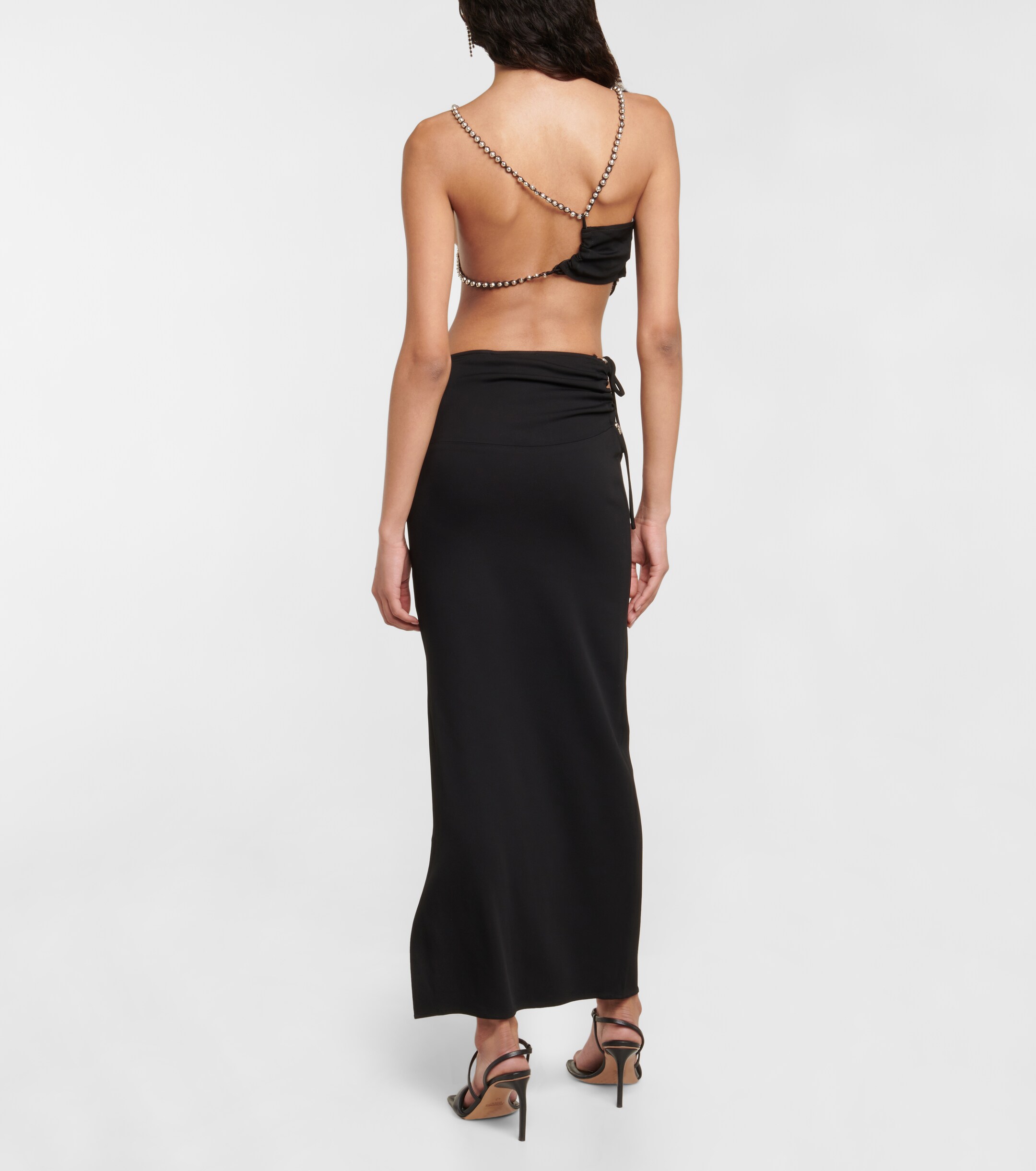 Christopher Esber Embellished cutout top