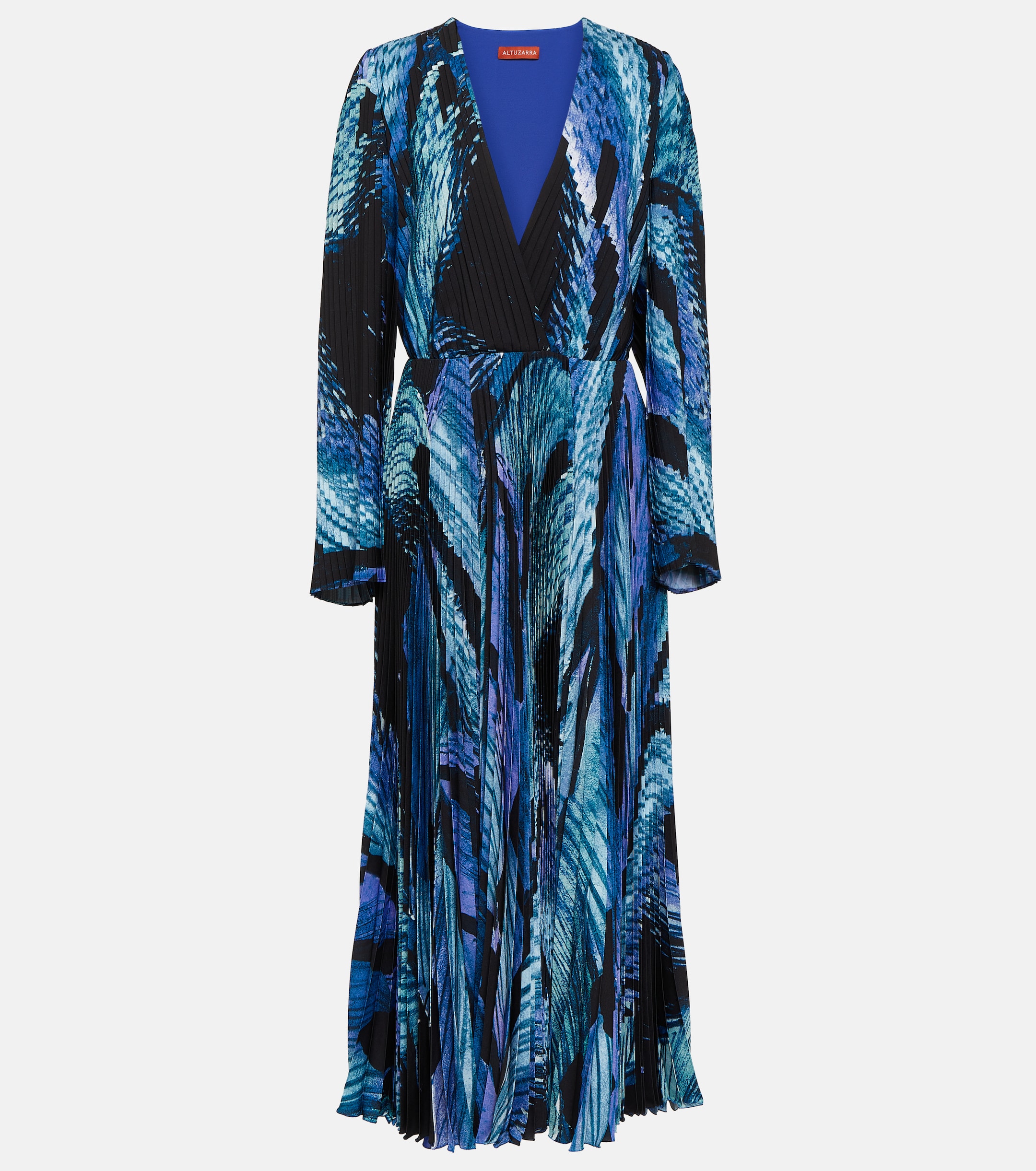 Altuzarra Antiparos pleated maxi dress