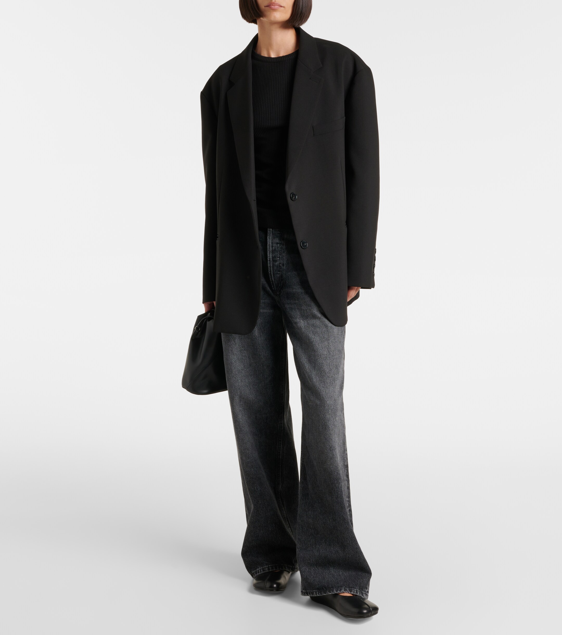 Citizens Of Humanity Bina ribbed-knit jersey top