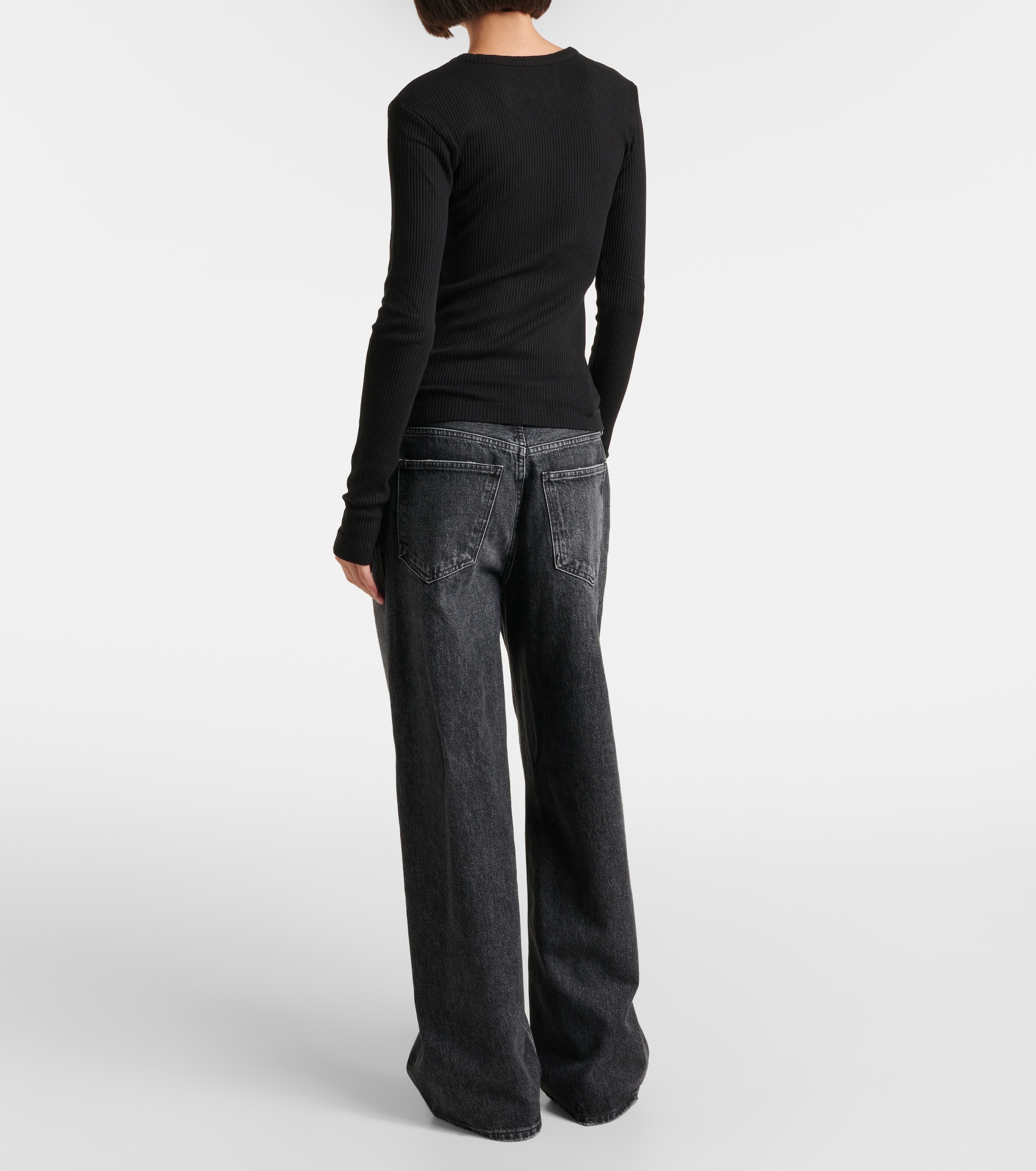 Citizens Of Humanity Bina ribbed-knit jersey top thumbnail