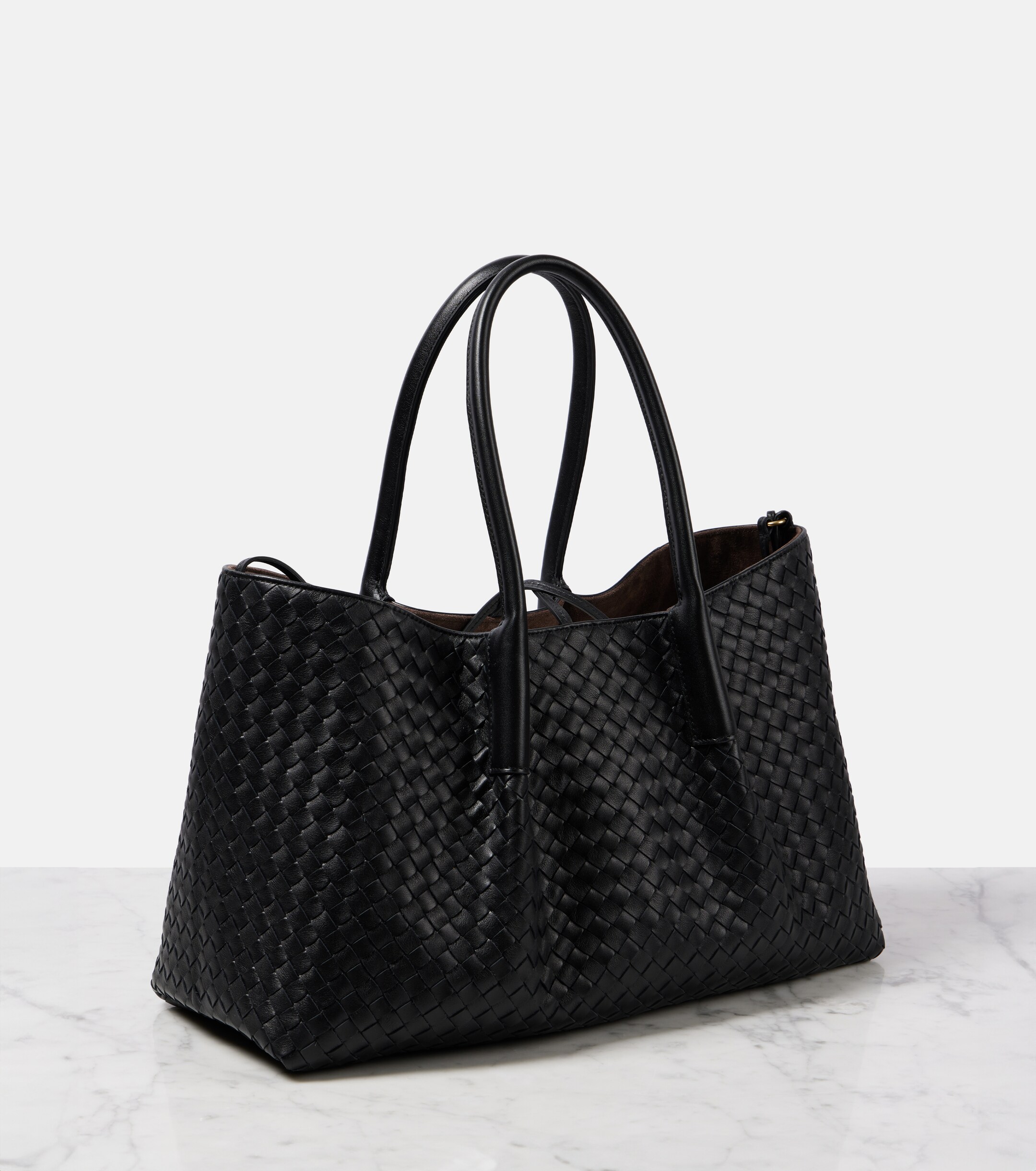 Bottega Veneta New Tote Intrecciato Large leather tote bag