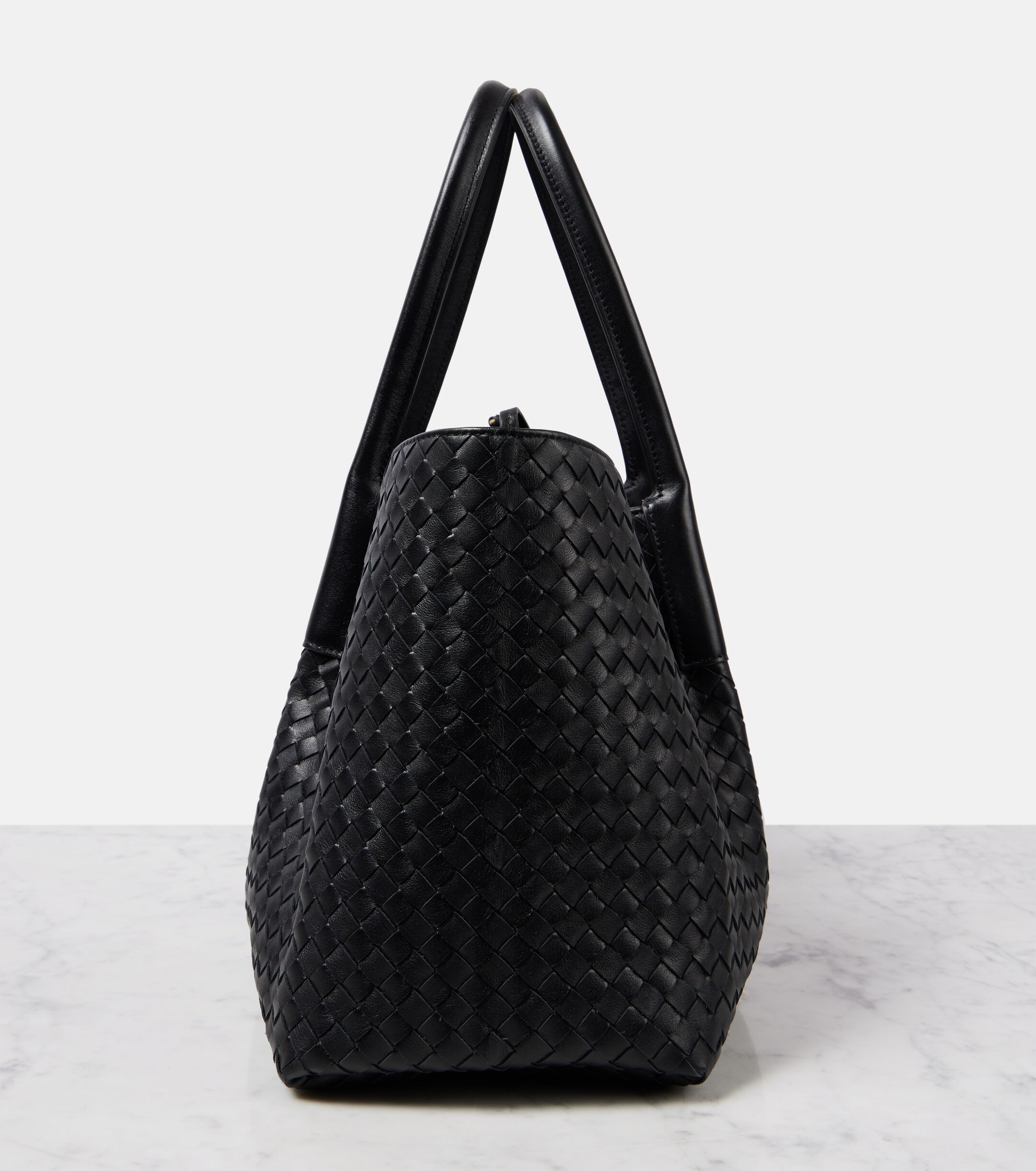 Bottega Veneta New Tote Intrecciato Large leather tote bag