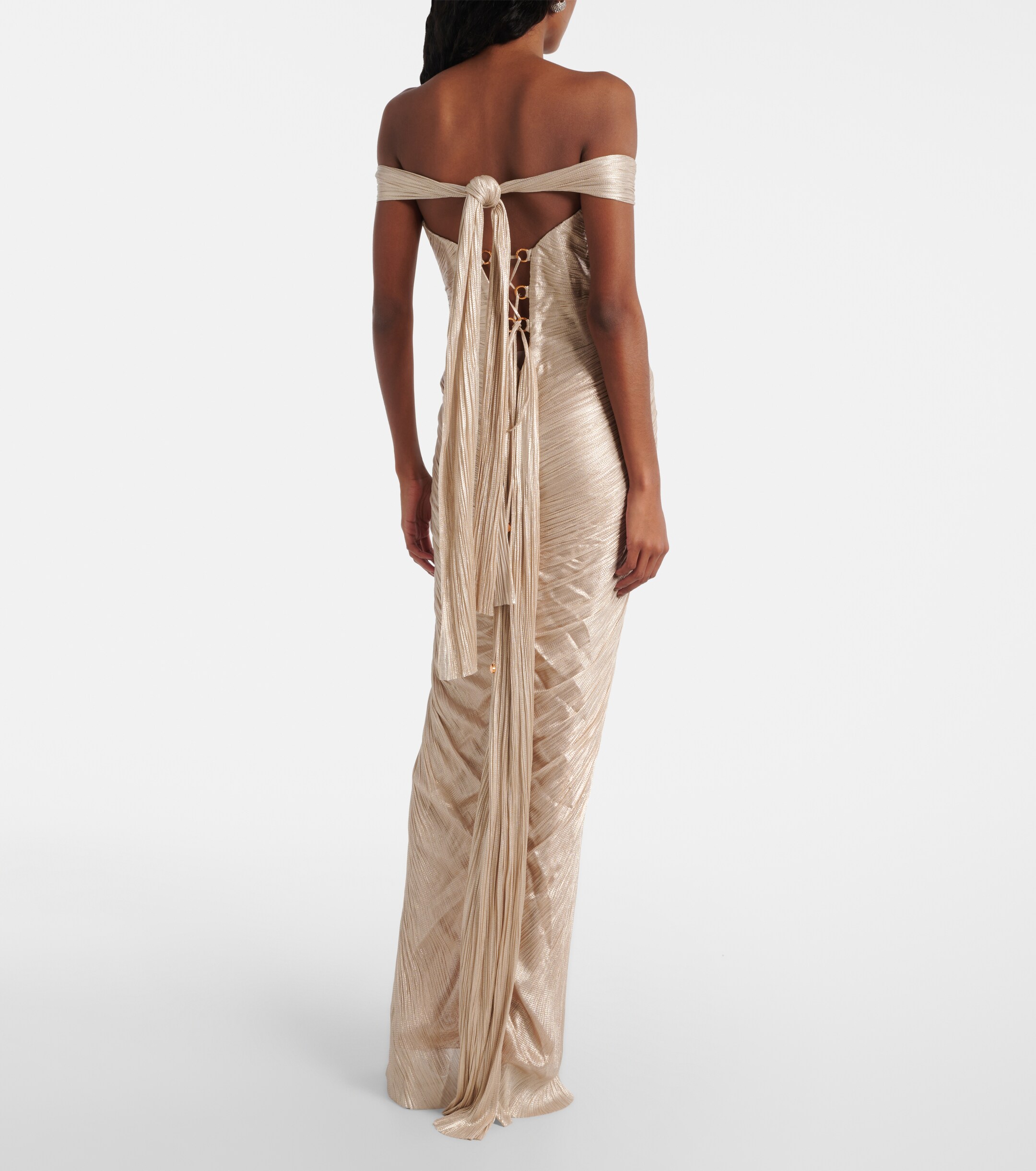 Maria Lucia Hohan Diella silk corset gown thumbnail