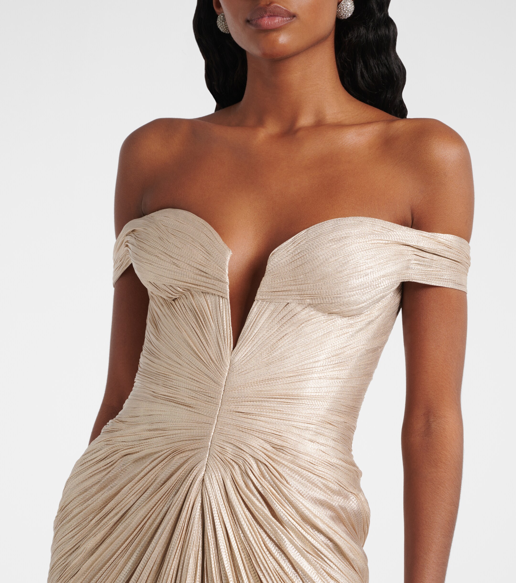 Maria Lucia Hohan Diella silk corset gown thumbnail