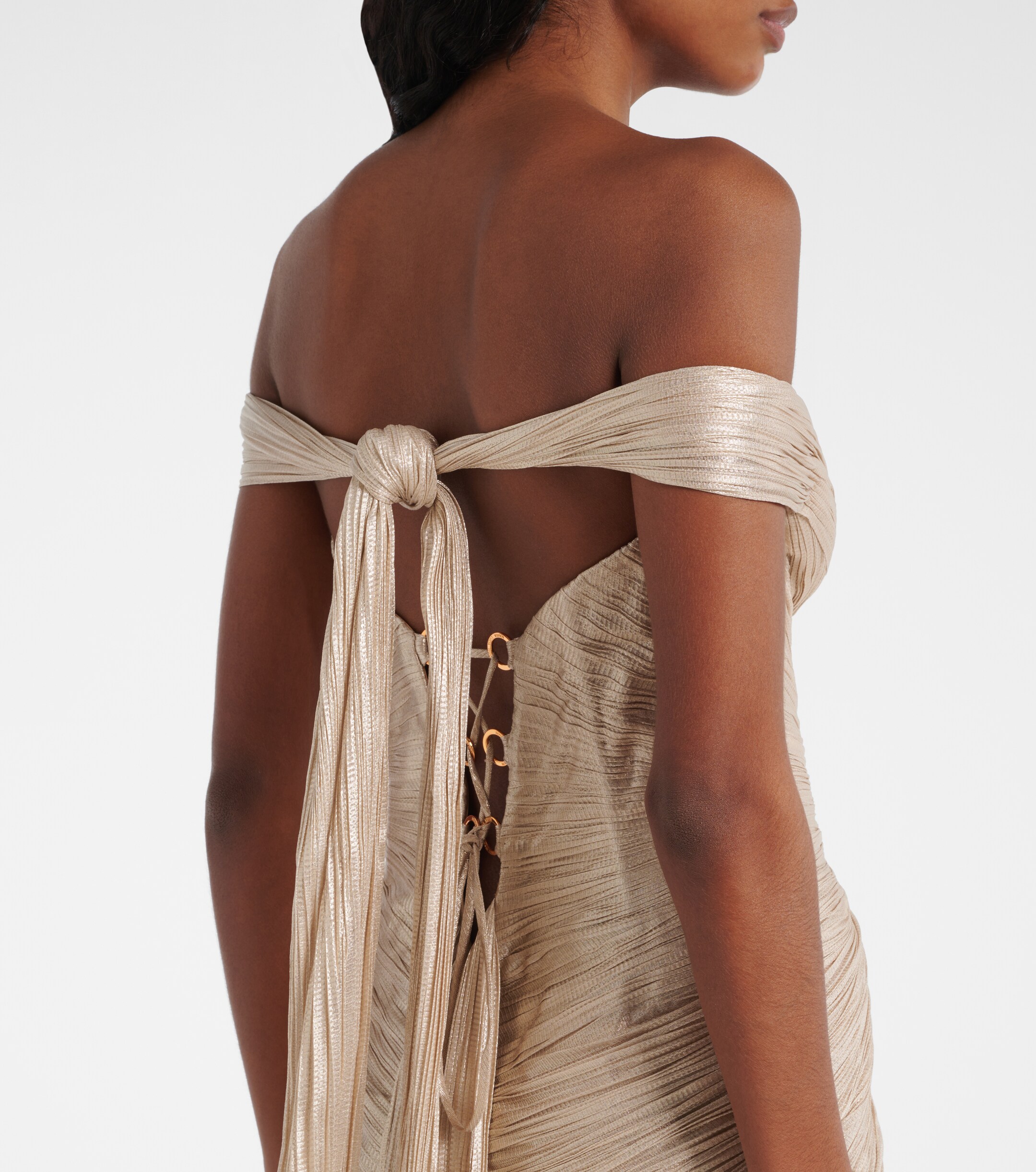 Maria Lucia Hohan Diella silk corset gown thumbnail