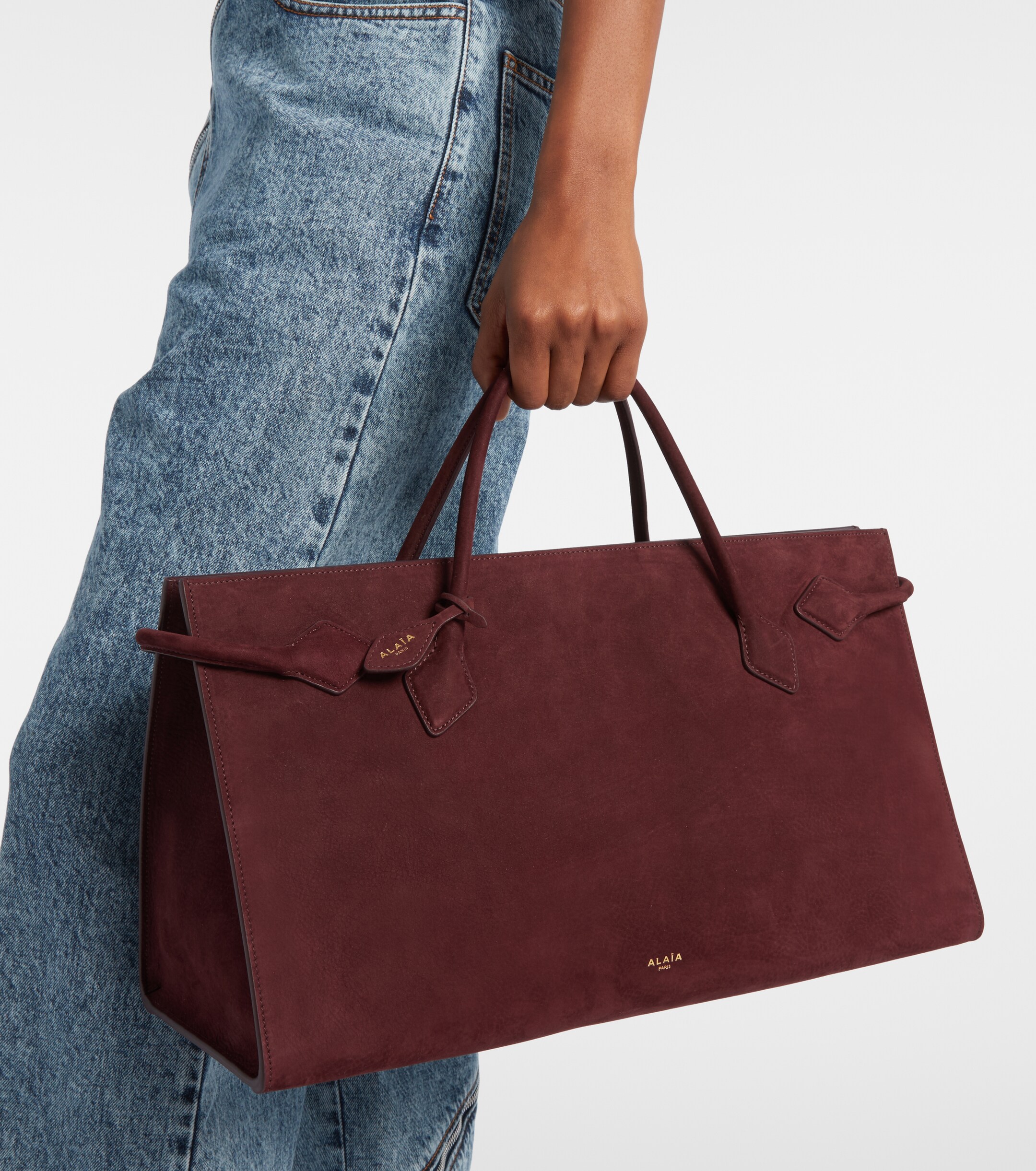 Alaïa Le Teckel Large leather shoulder bag