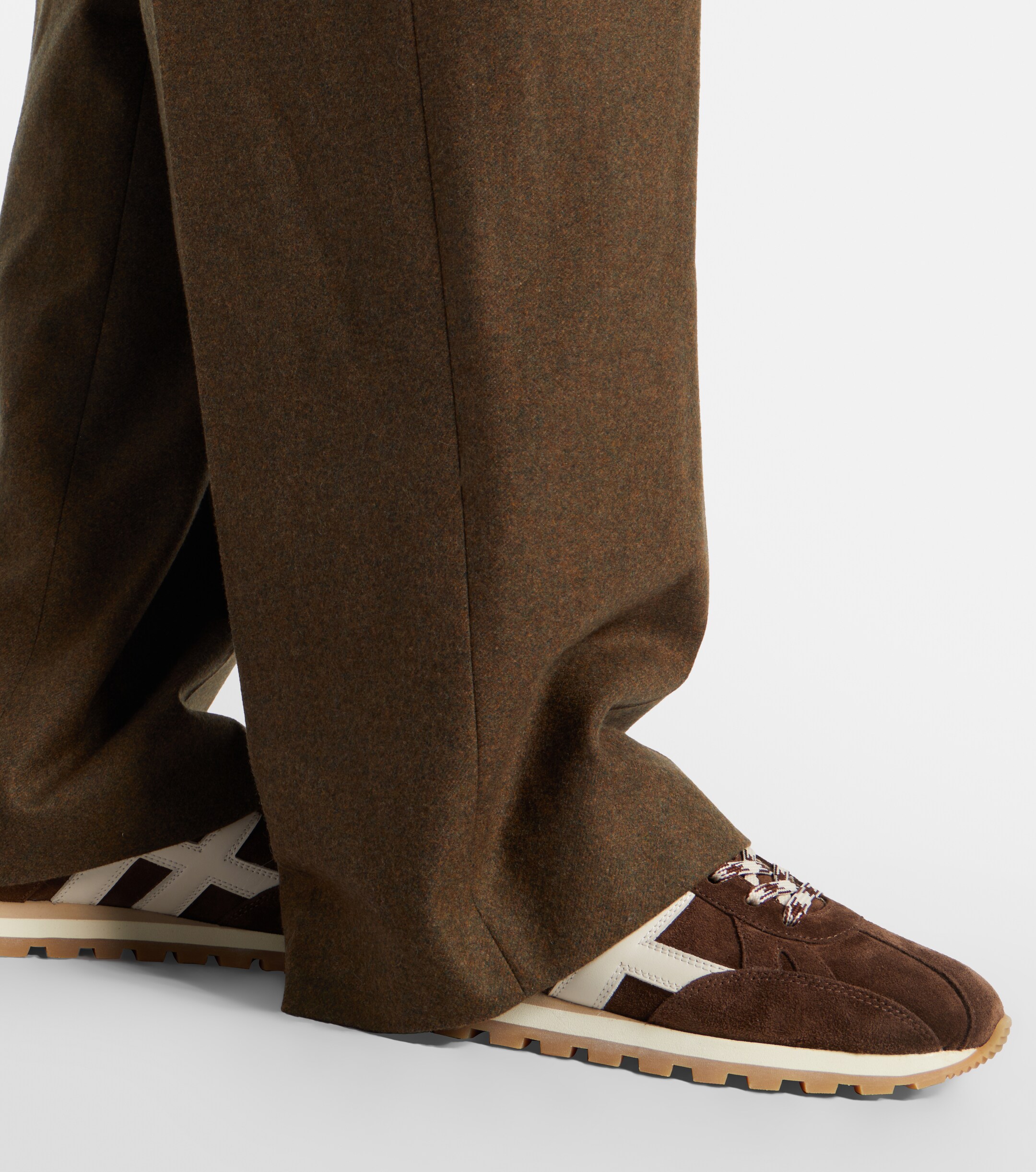 Hogan Cool Allacciato H suede sneakers