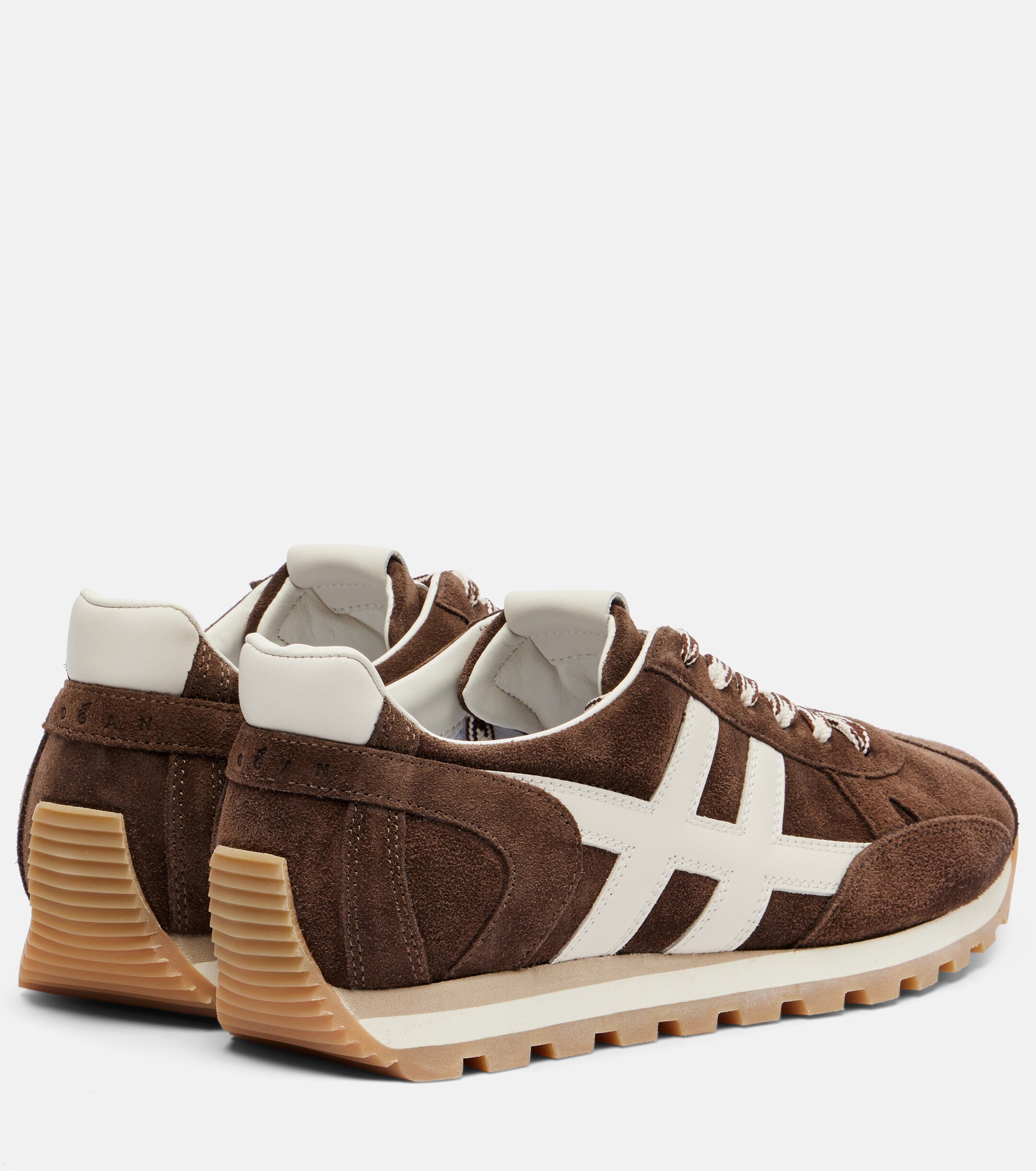 Hogan Cool Allacciato H suede sneakers