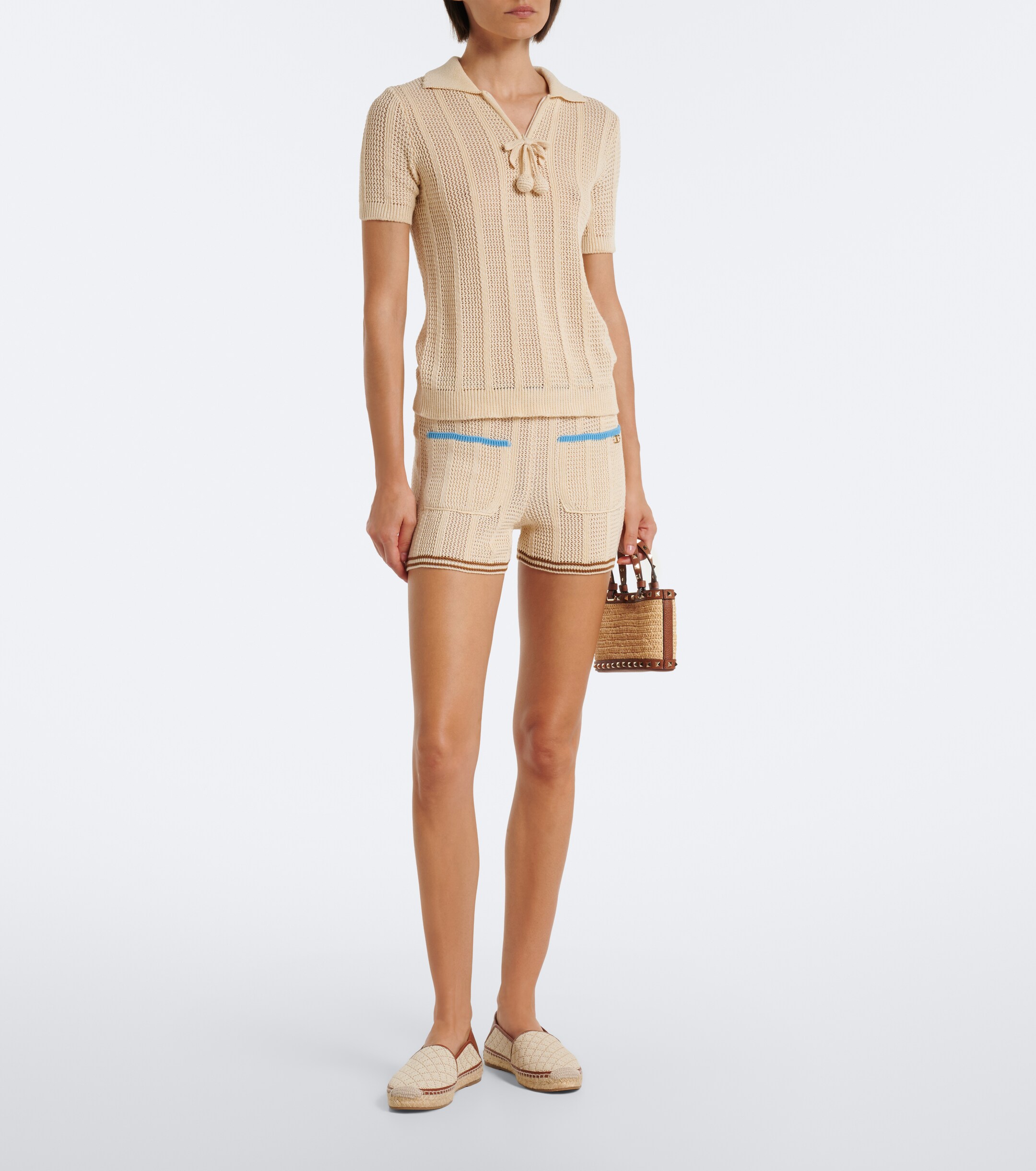 MANOLO BLAHNIK Manolo Blahnik Espadra raffia-effect espadrilles