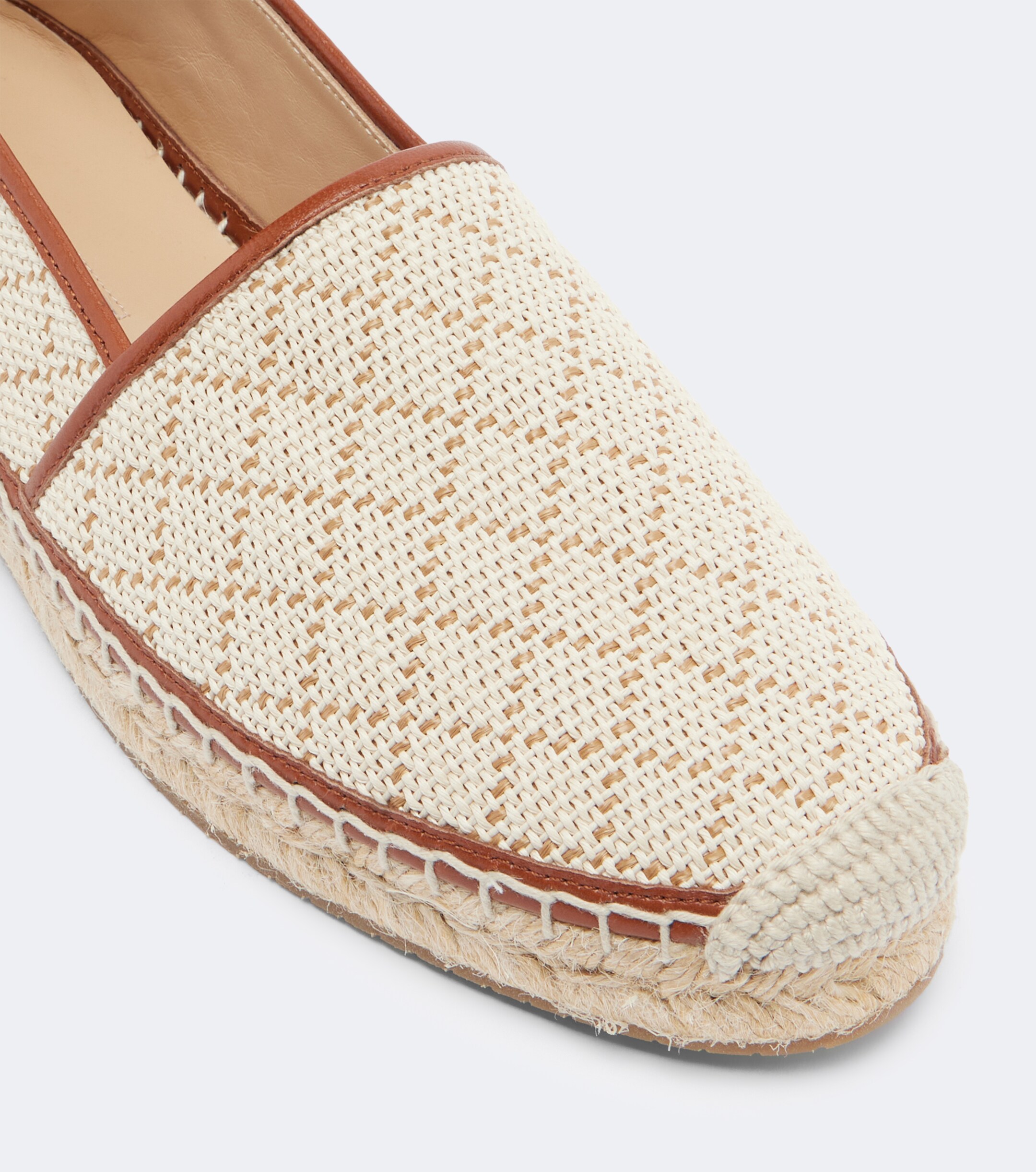 MANOLO BLAHNIK Manolo Blahnik Espadra raffia-effect espadrilles