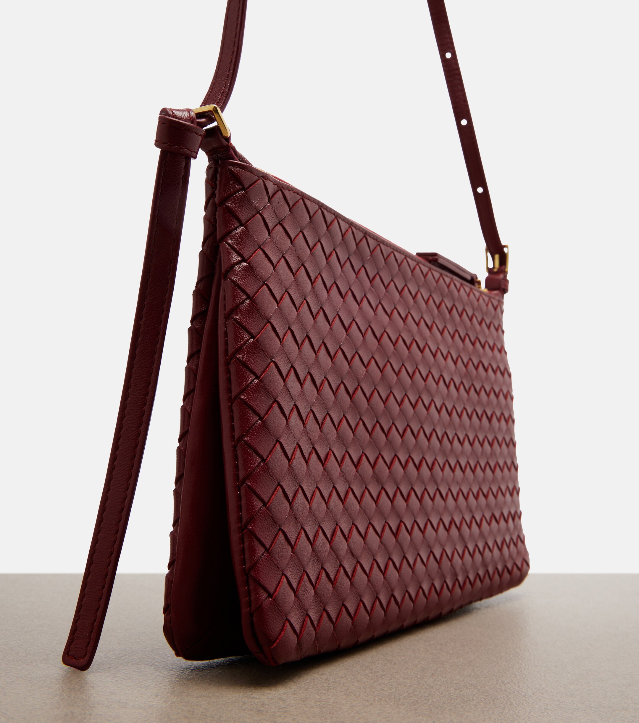 Bottega Veneta Intrecciato leather crossbody bag
