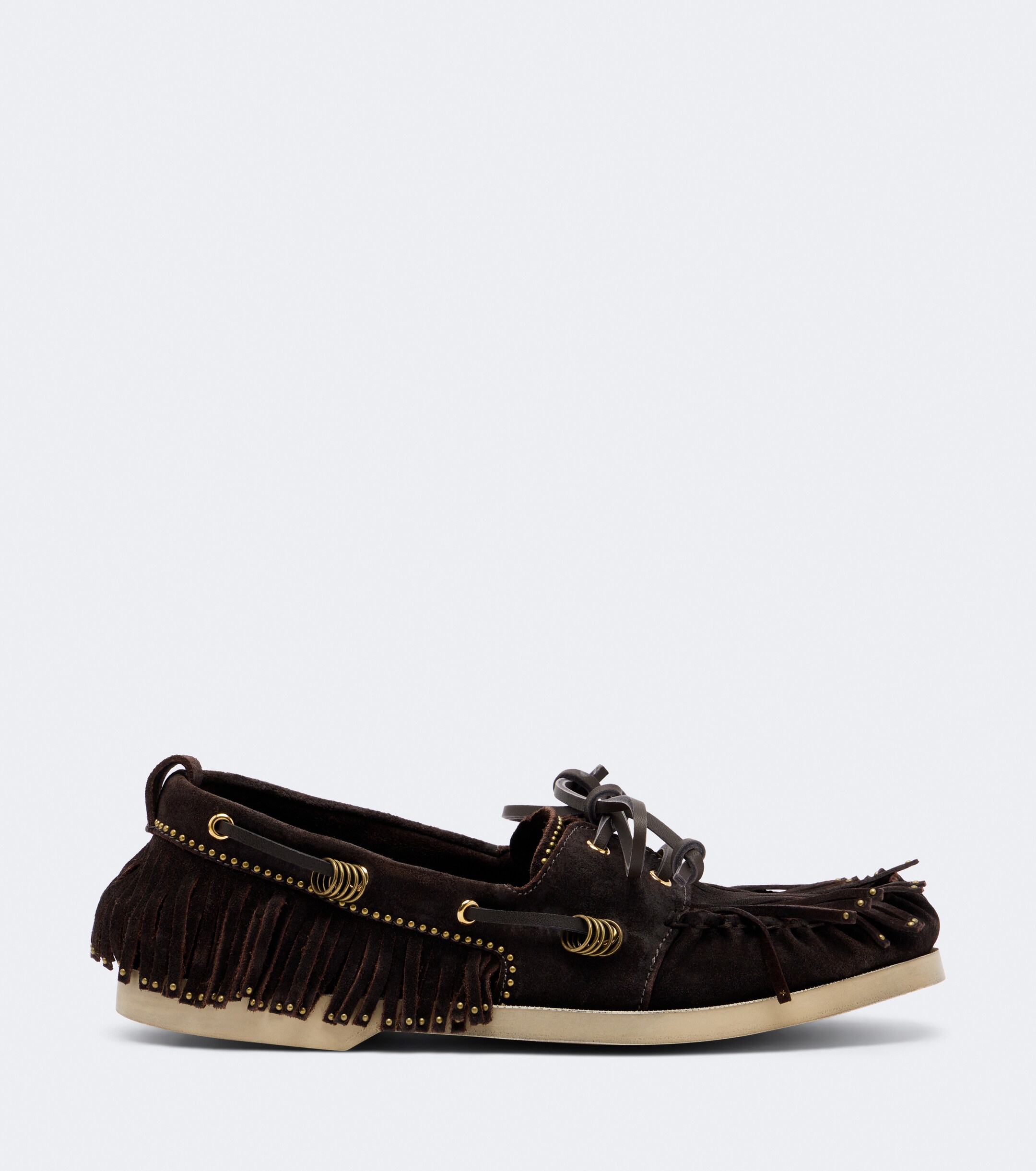 Golden Goose Golden Goose Embellished suede boat shoes