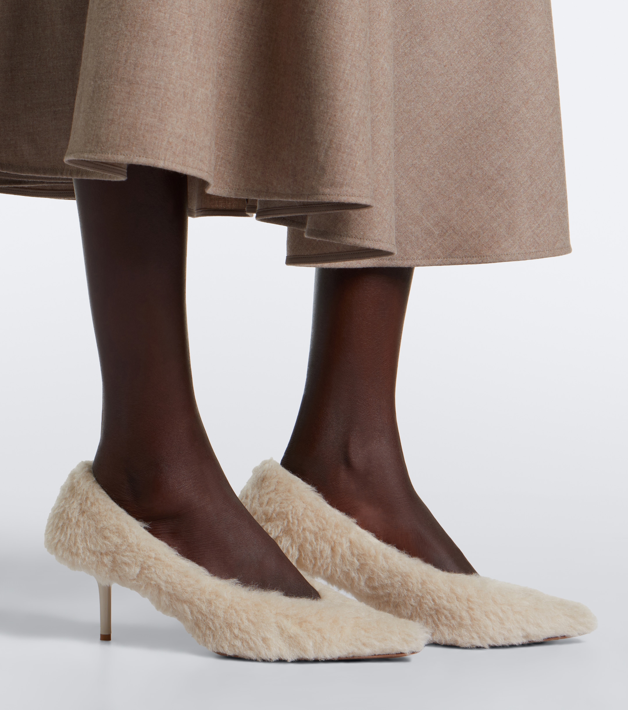 Max Mara Max Mara Shearling pumps