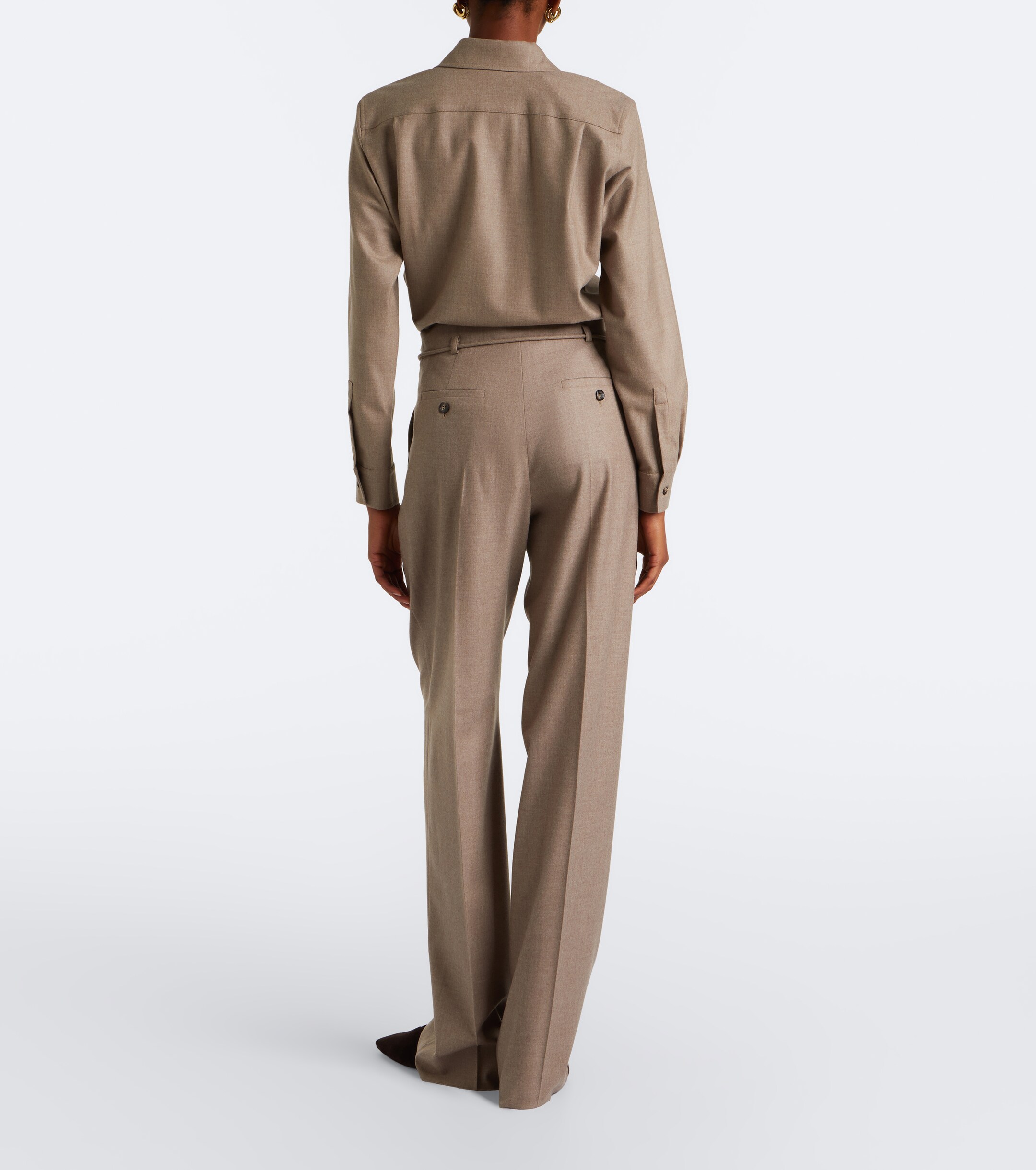 Max Mara Max Mara Cashmere-blend straight pants