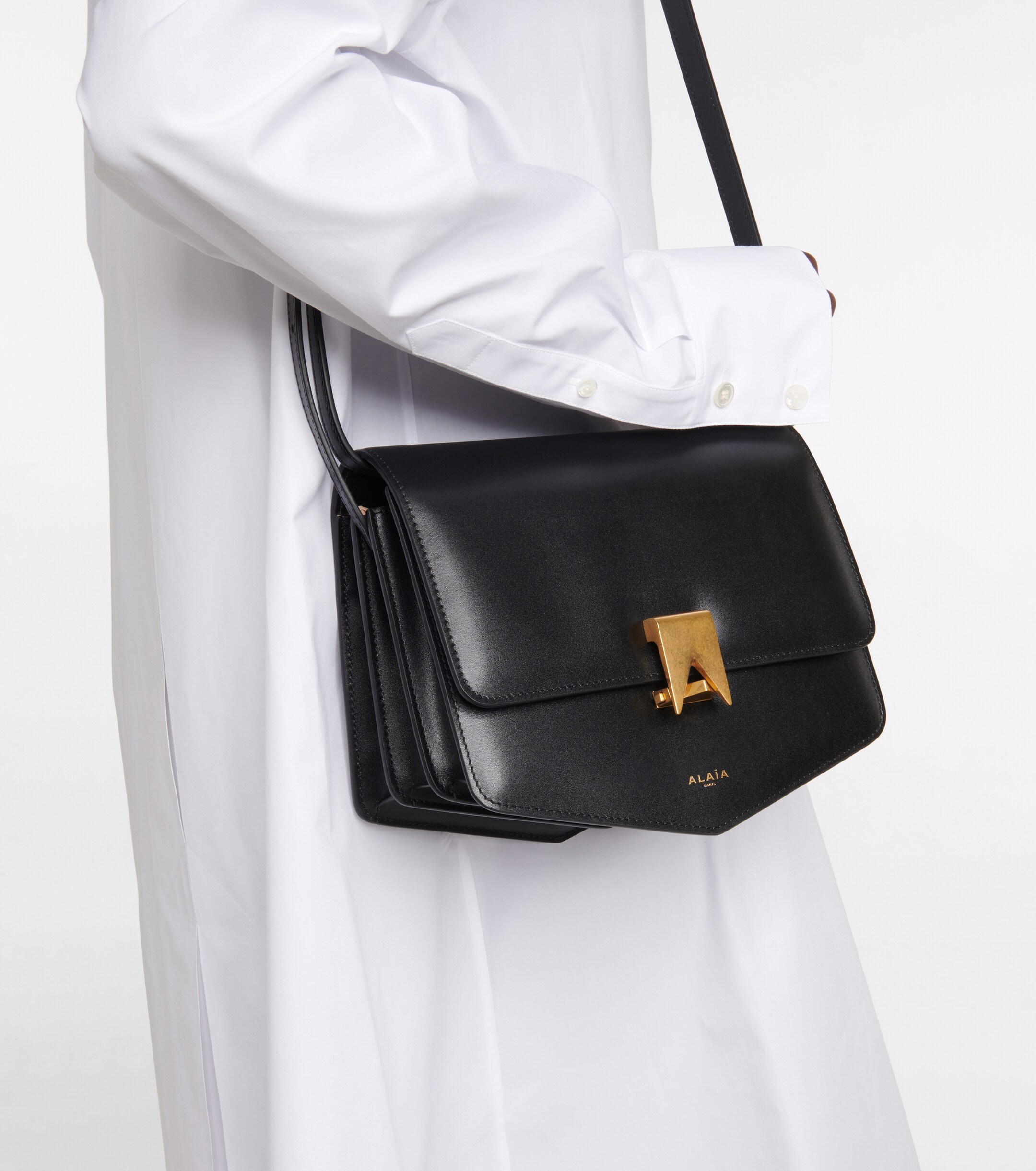 Alaïa Le Papa Large leather crossbody bag