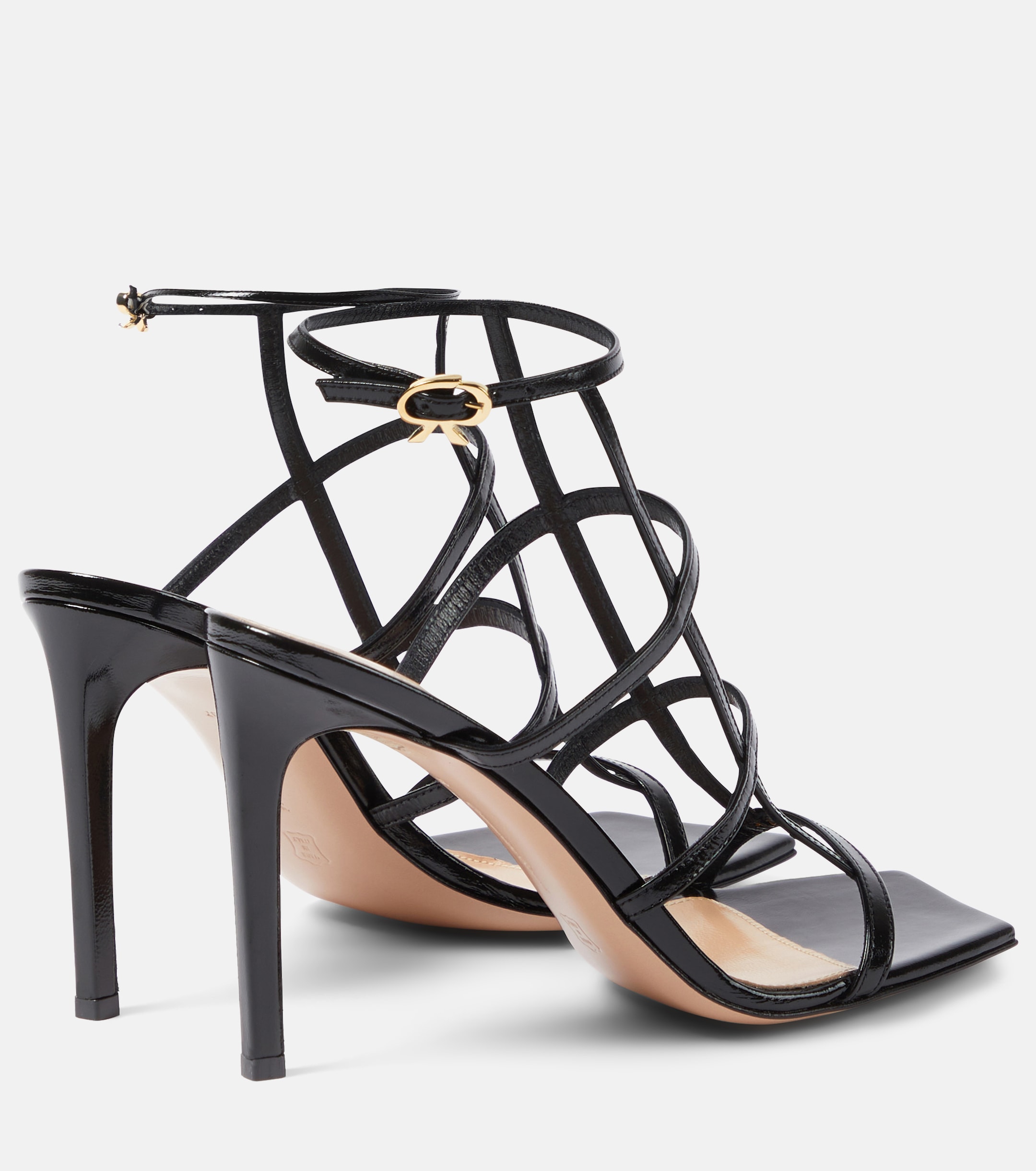 GIANVITO ROSSI Mondry 95 leather sandals thumbnail