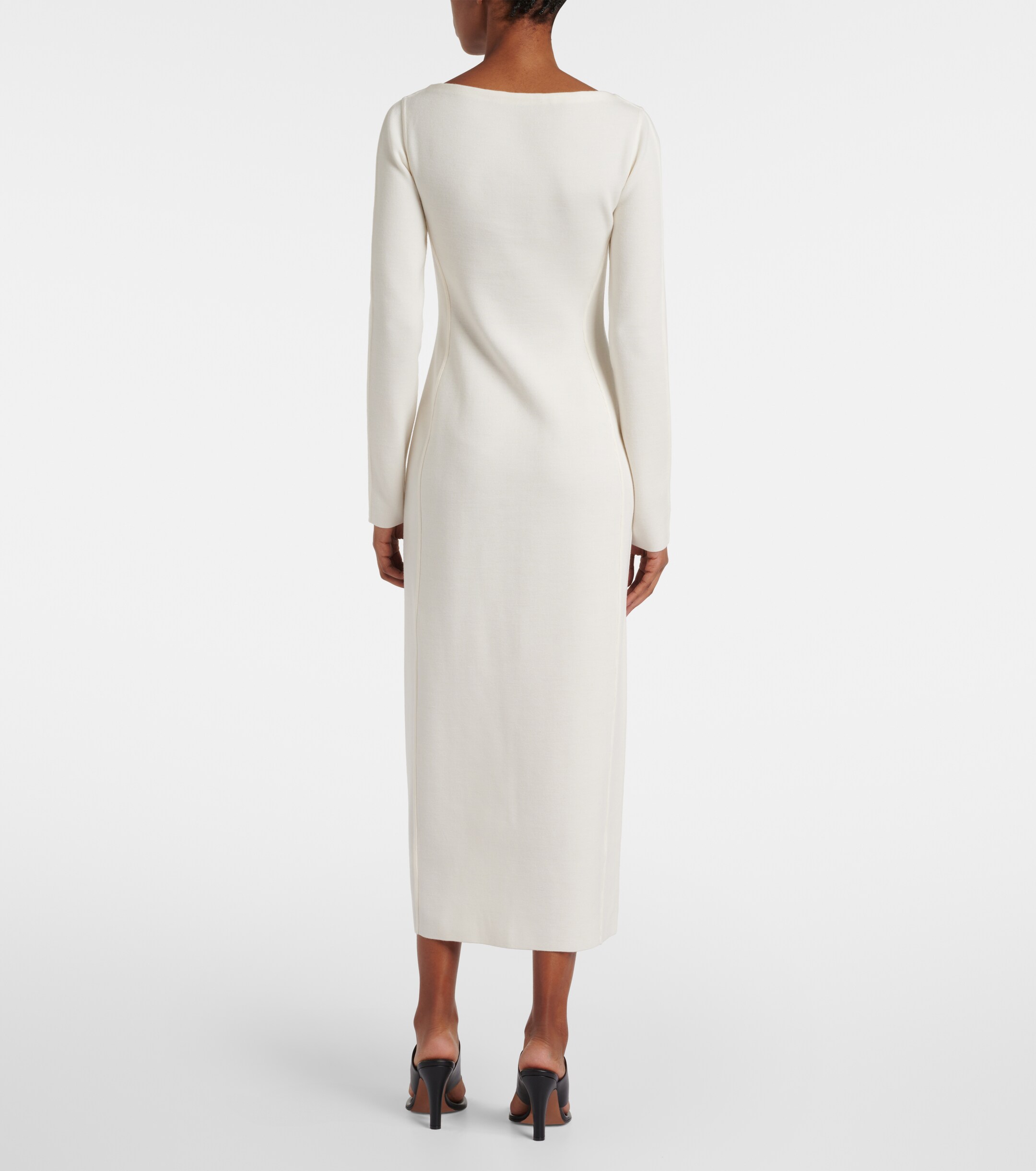 The Row Iragi knitted midi dress thumbnail