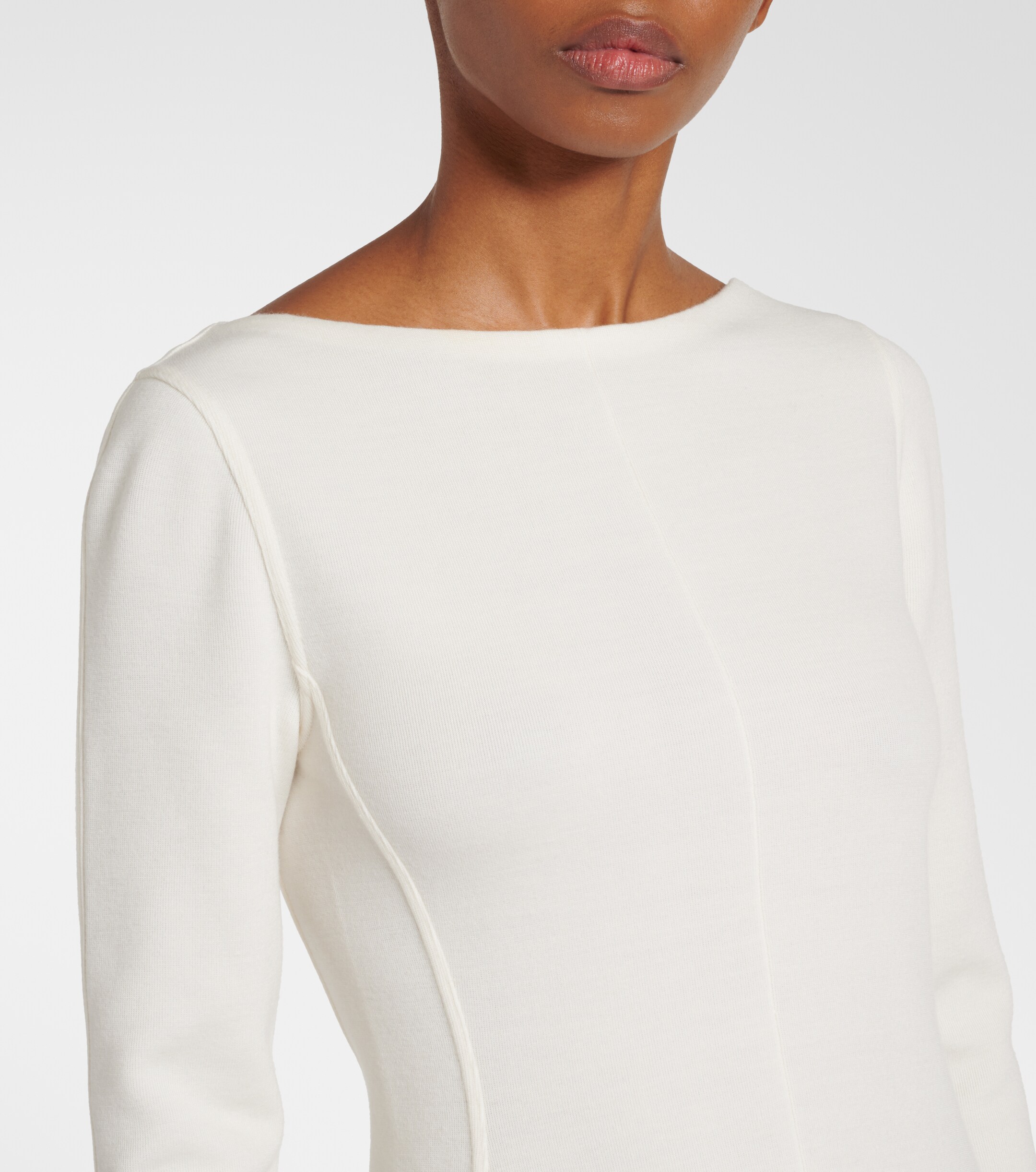 The Row Iragi knitted midi dress thumbnail